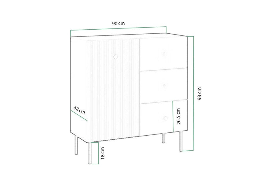 Kommode Bristol F100