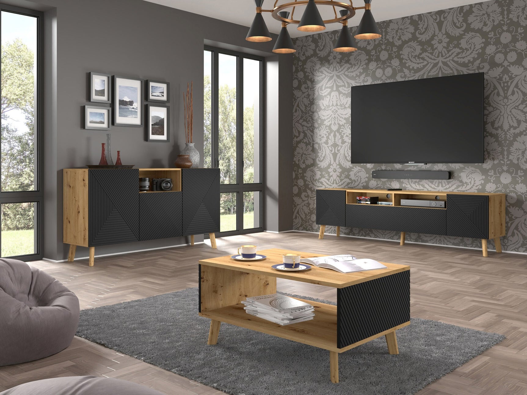 Stuemøbler-sæt Marveru 105