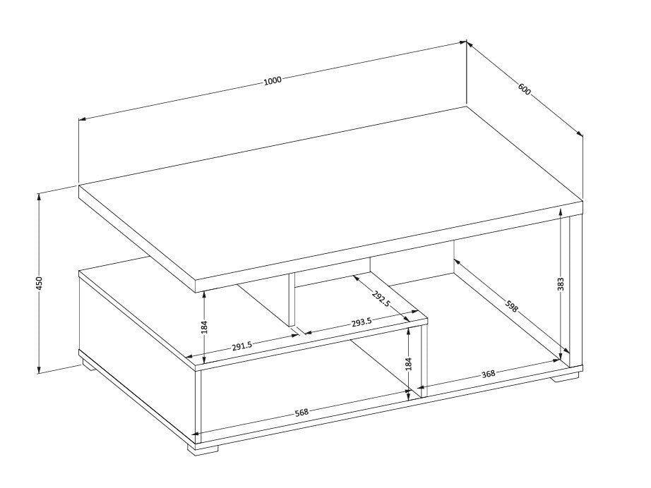 Sofabord Virvele 100