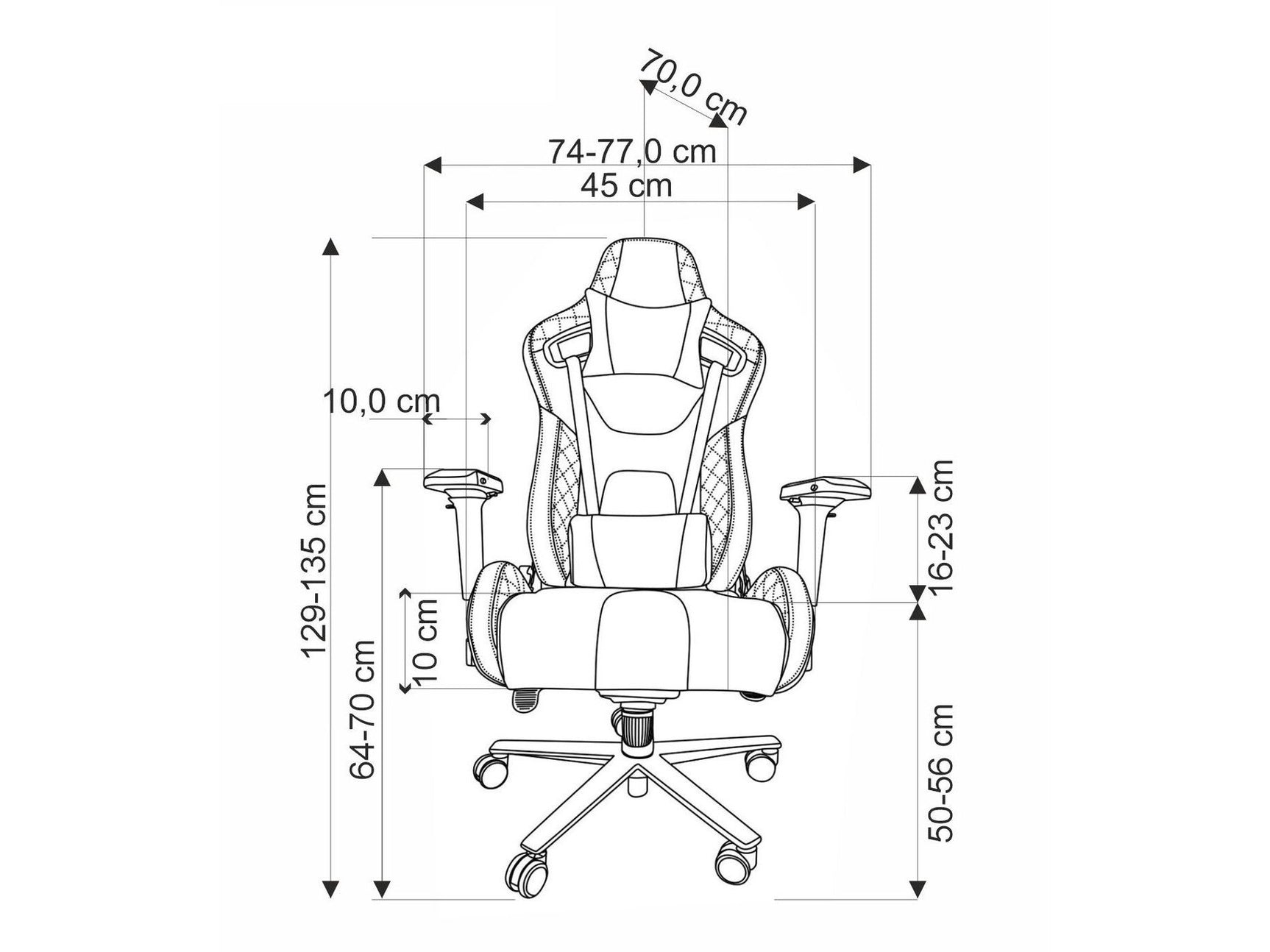 Gamingstol Houston 1620