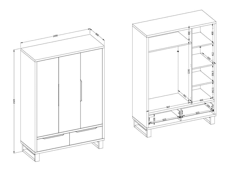 Garderobeskab Avicavu 114