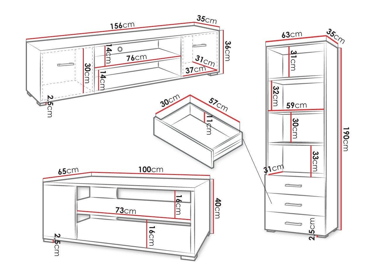 Living room set Comfivo R107