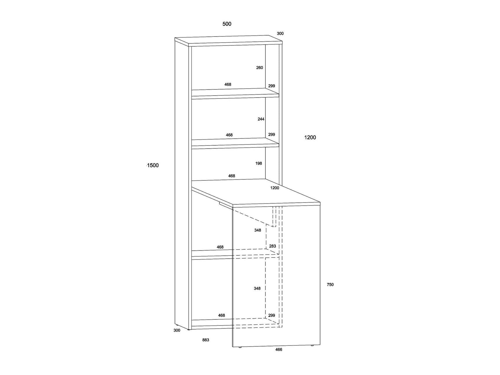 Skrivebord Buffalo 111