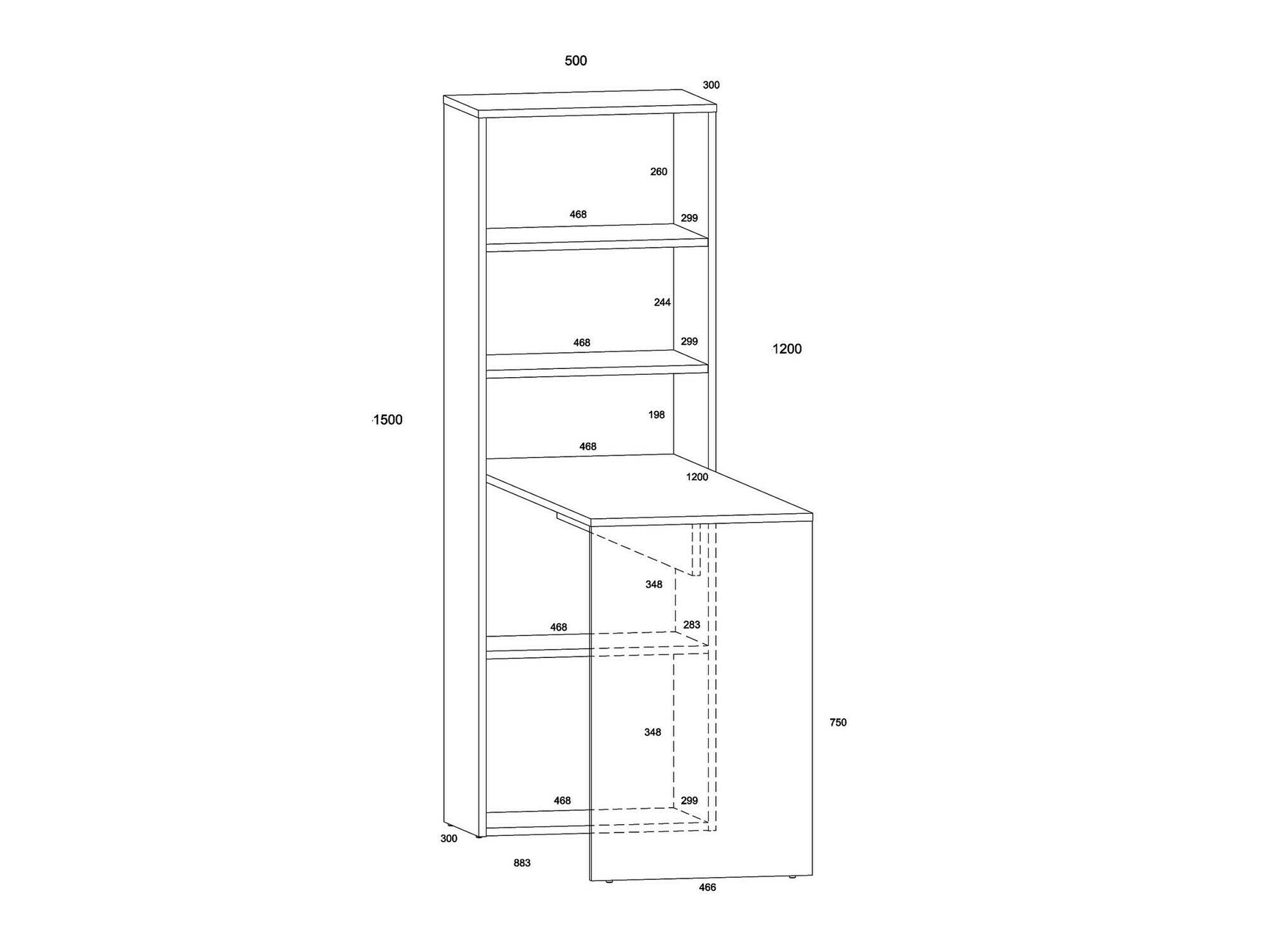 Skrivebord Buffalo 111
