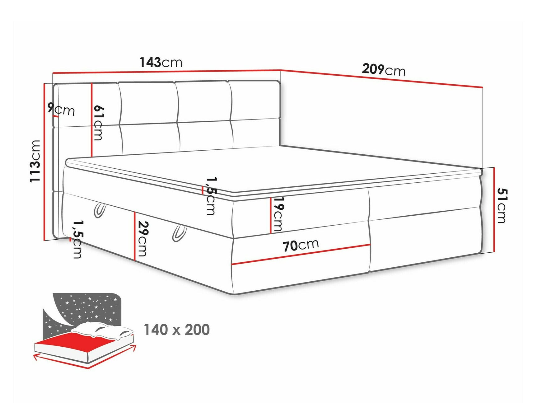 Kontinentalseng ComfiDream 187