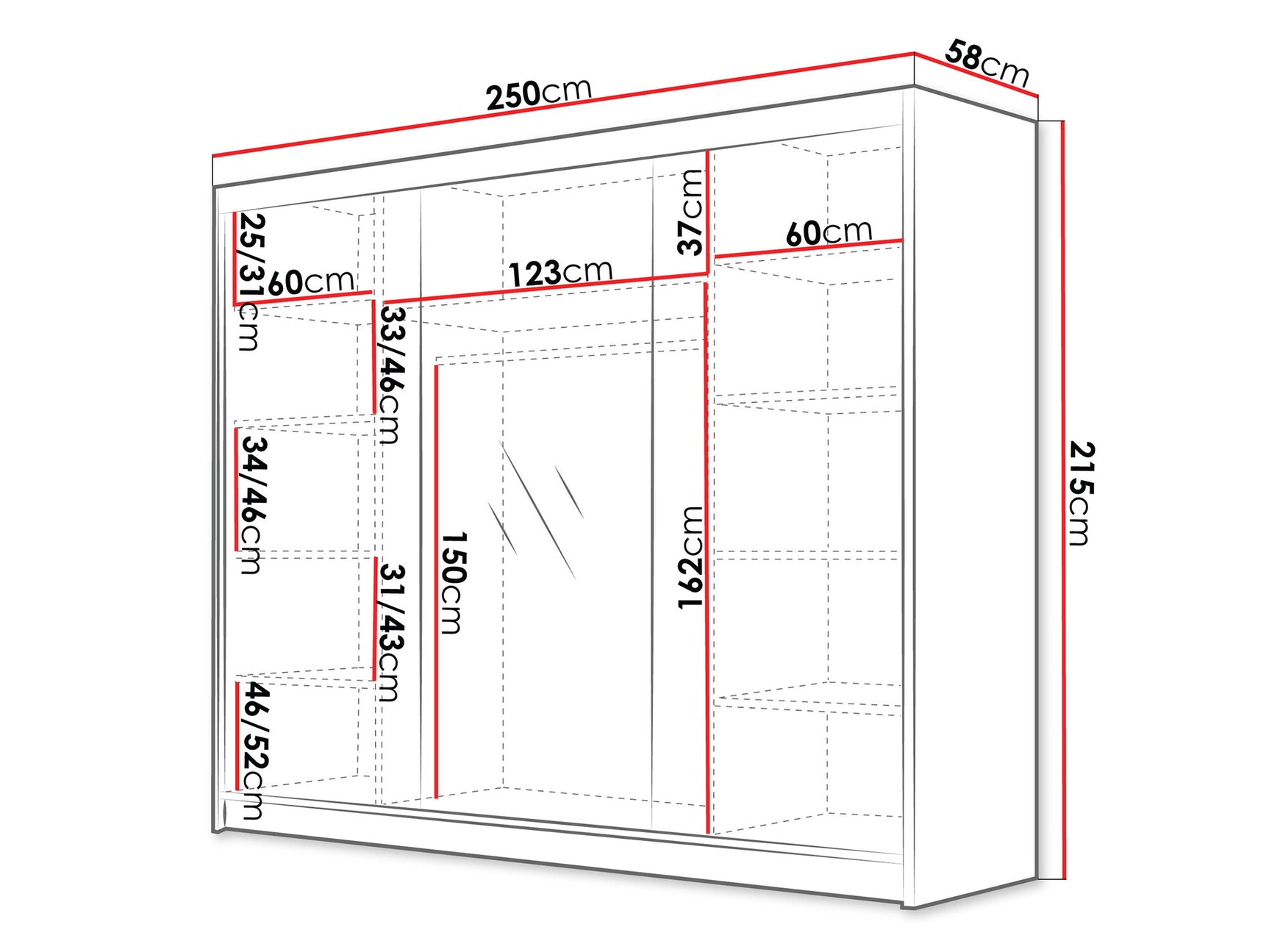 Garderobe Closico 184