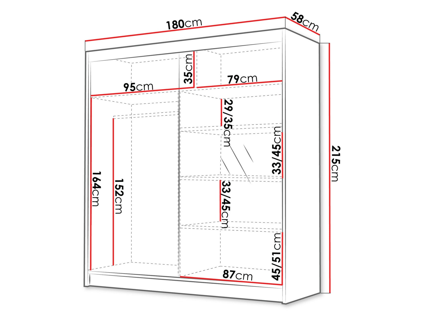 Garderobe Closico 186