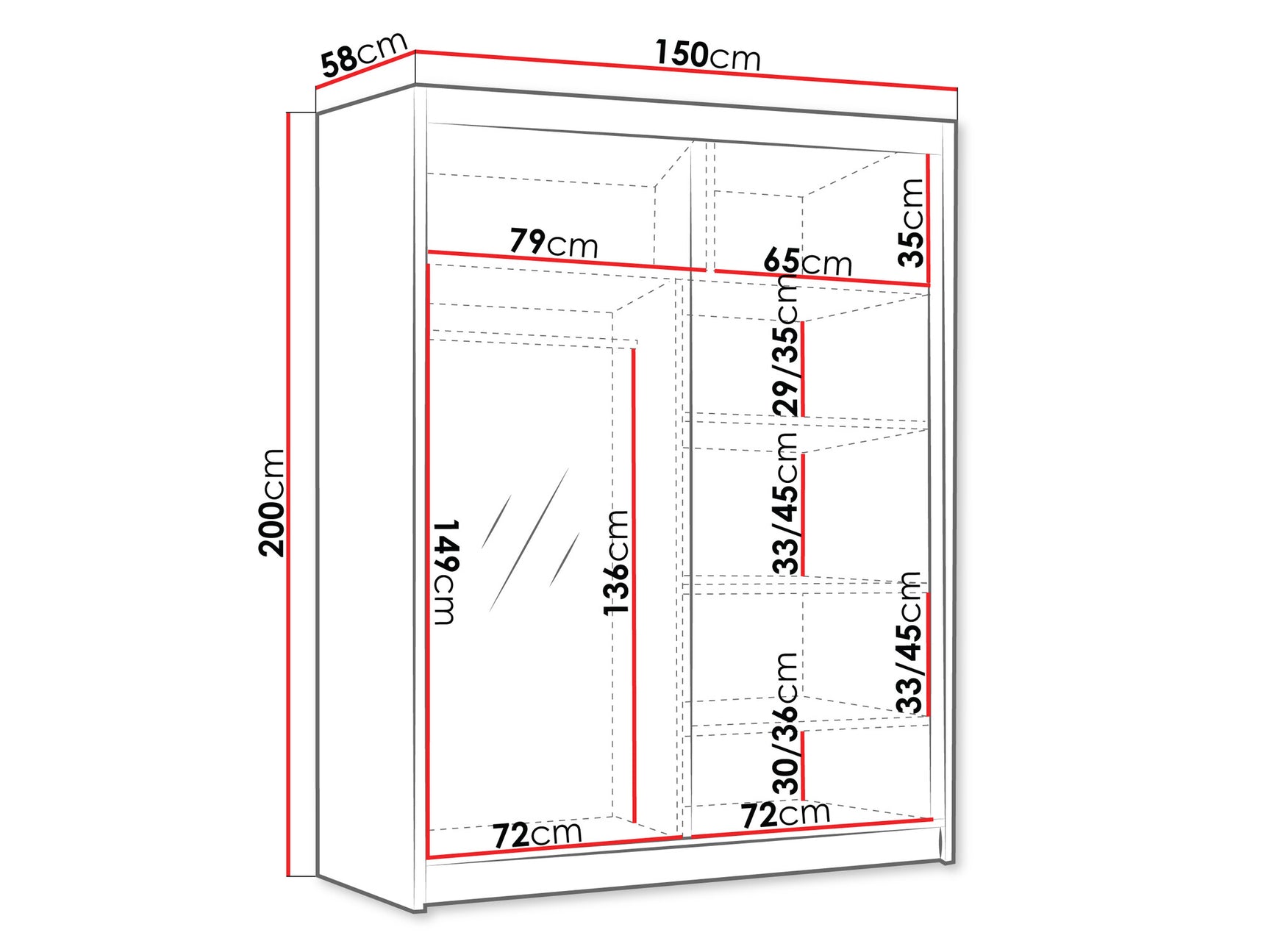 Garderobe Closico 187