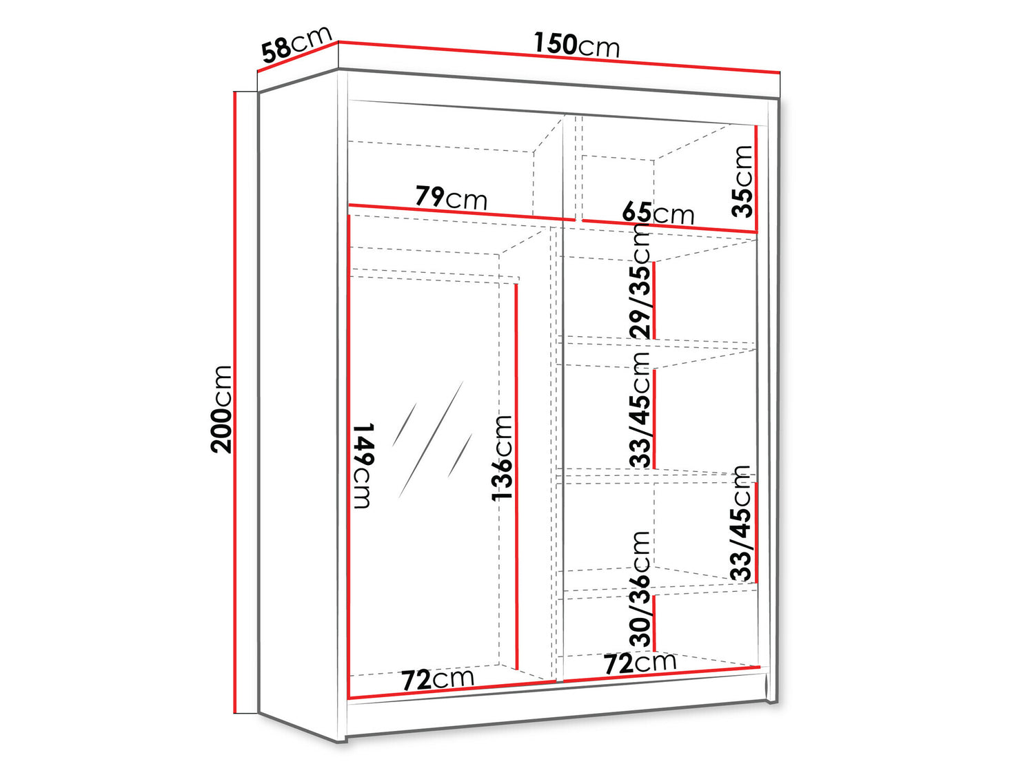 Garderobe Closico 187