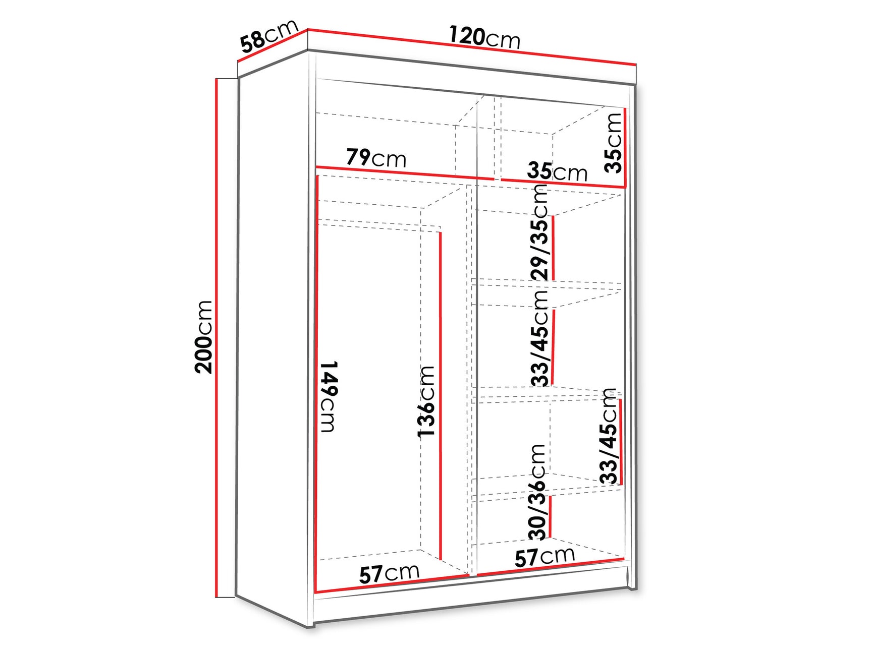 Garderobe Closico 188