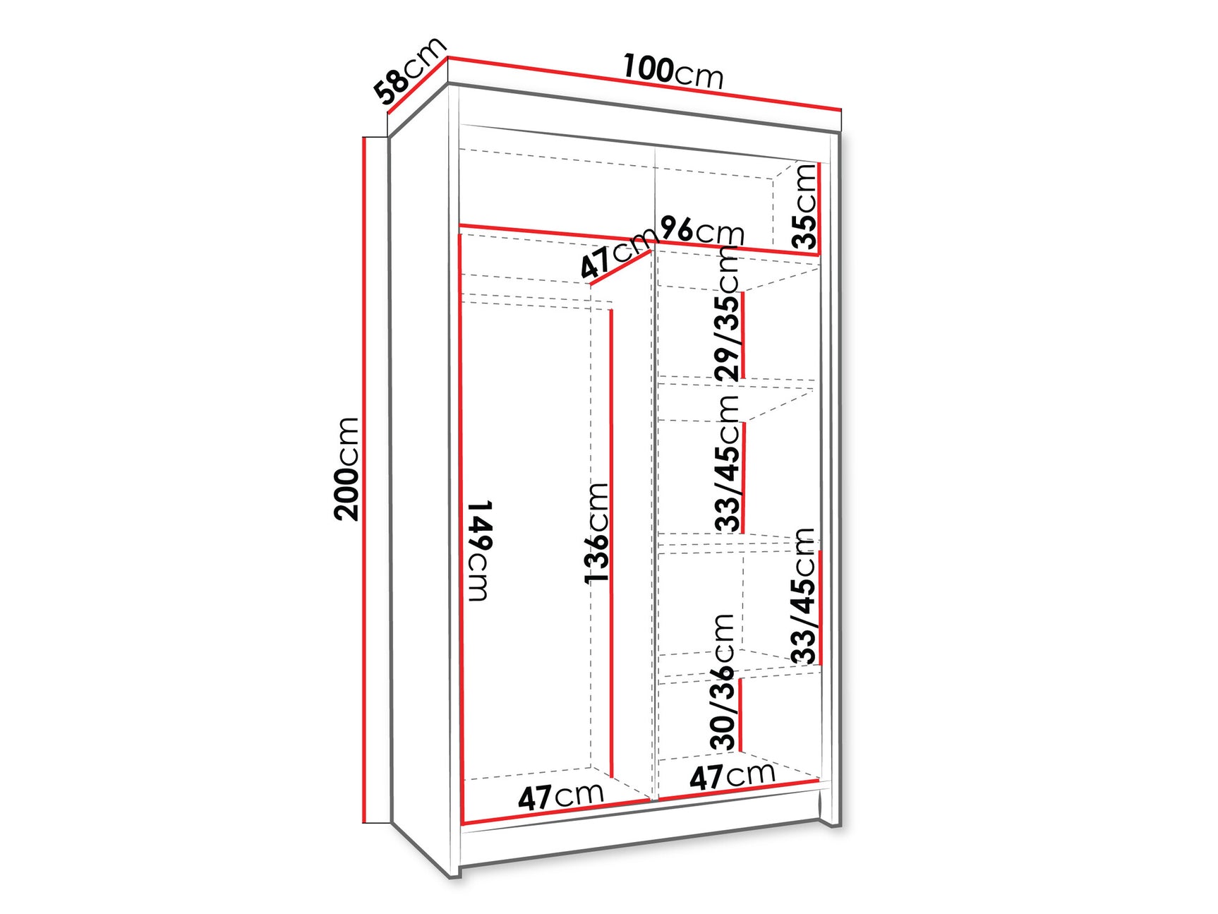Garderobe Closico 189