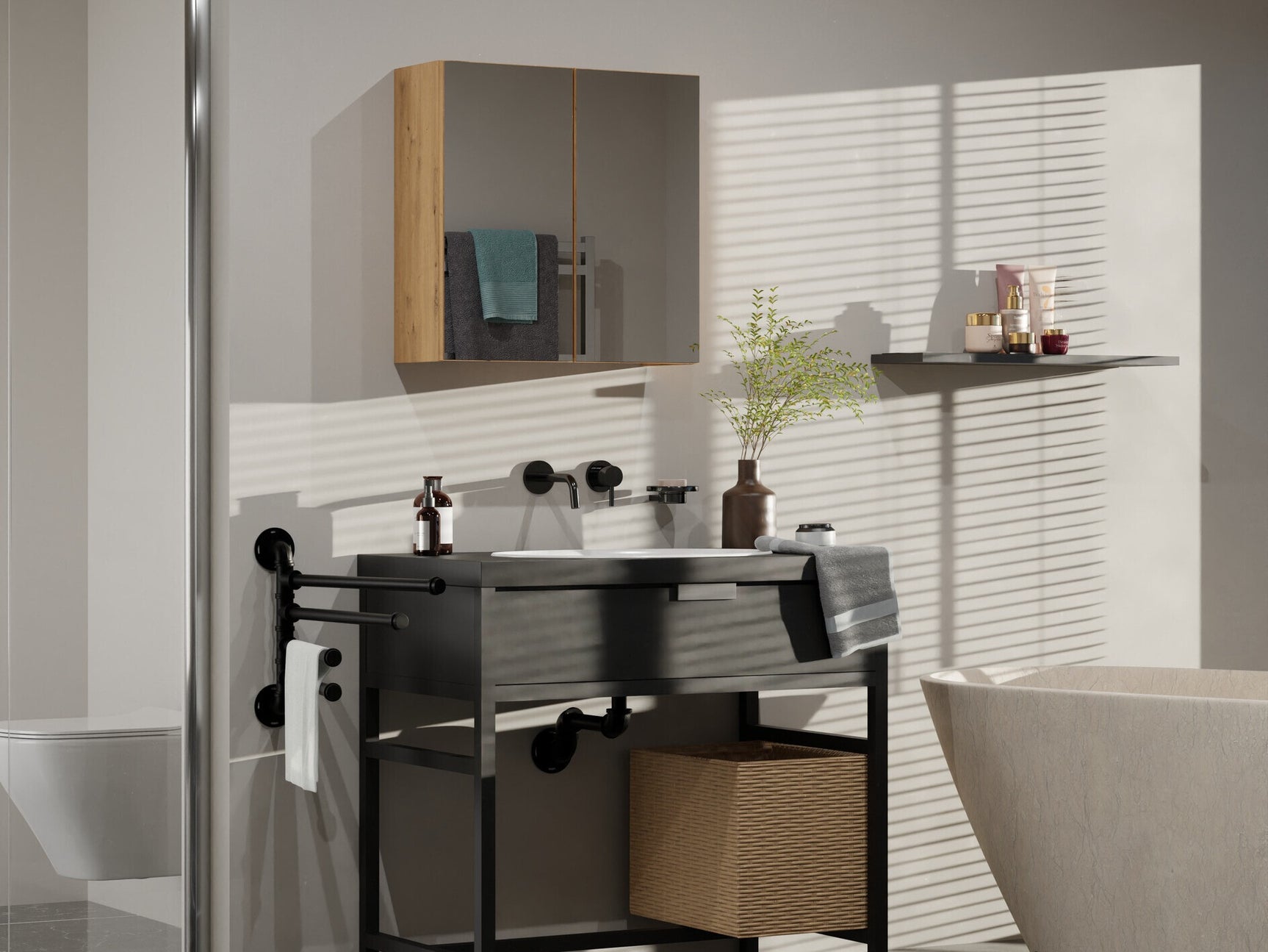 Spejlskab til badeværelset Balelbo 101