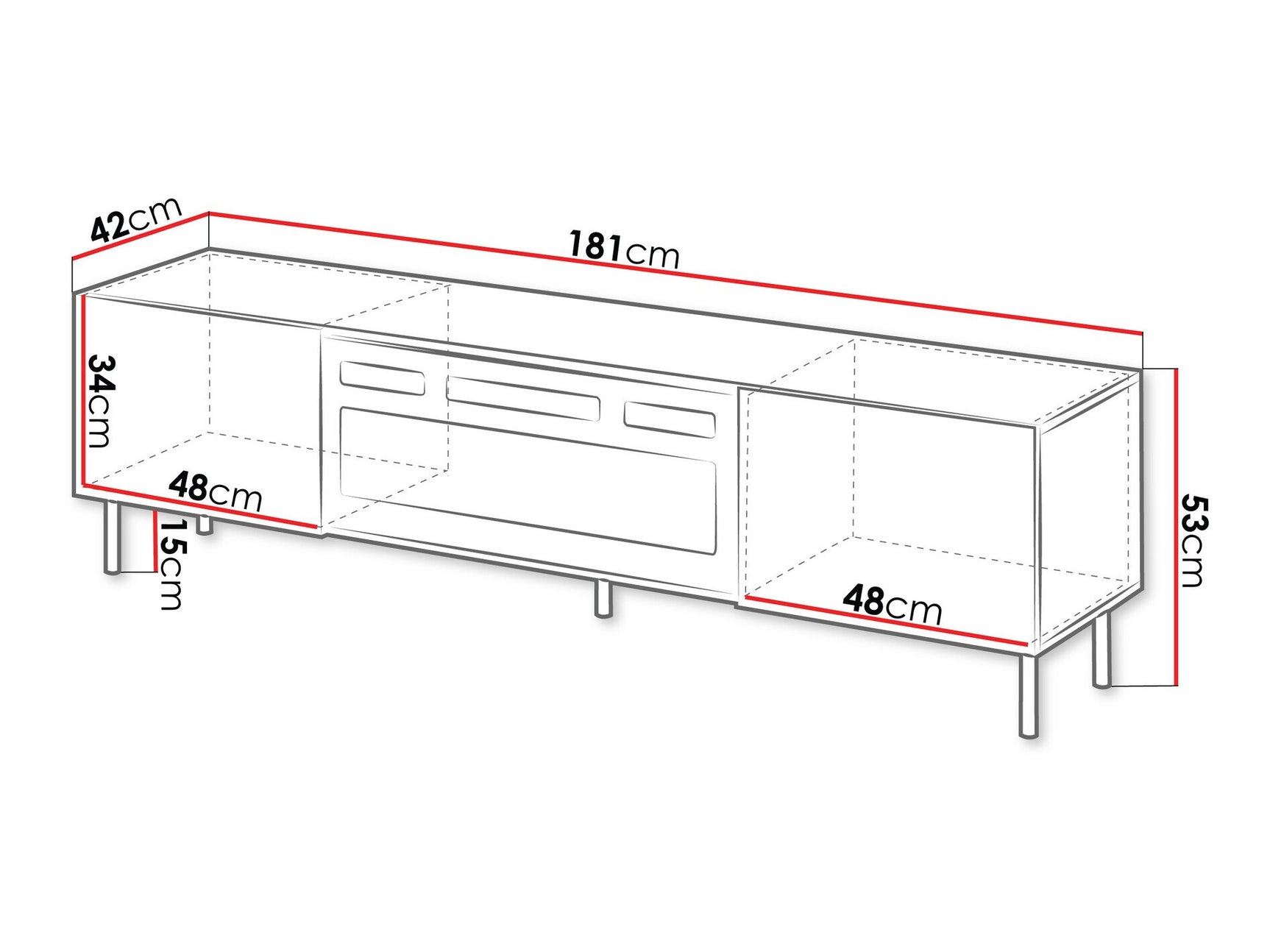 TV stand Charlotte S103