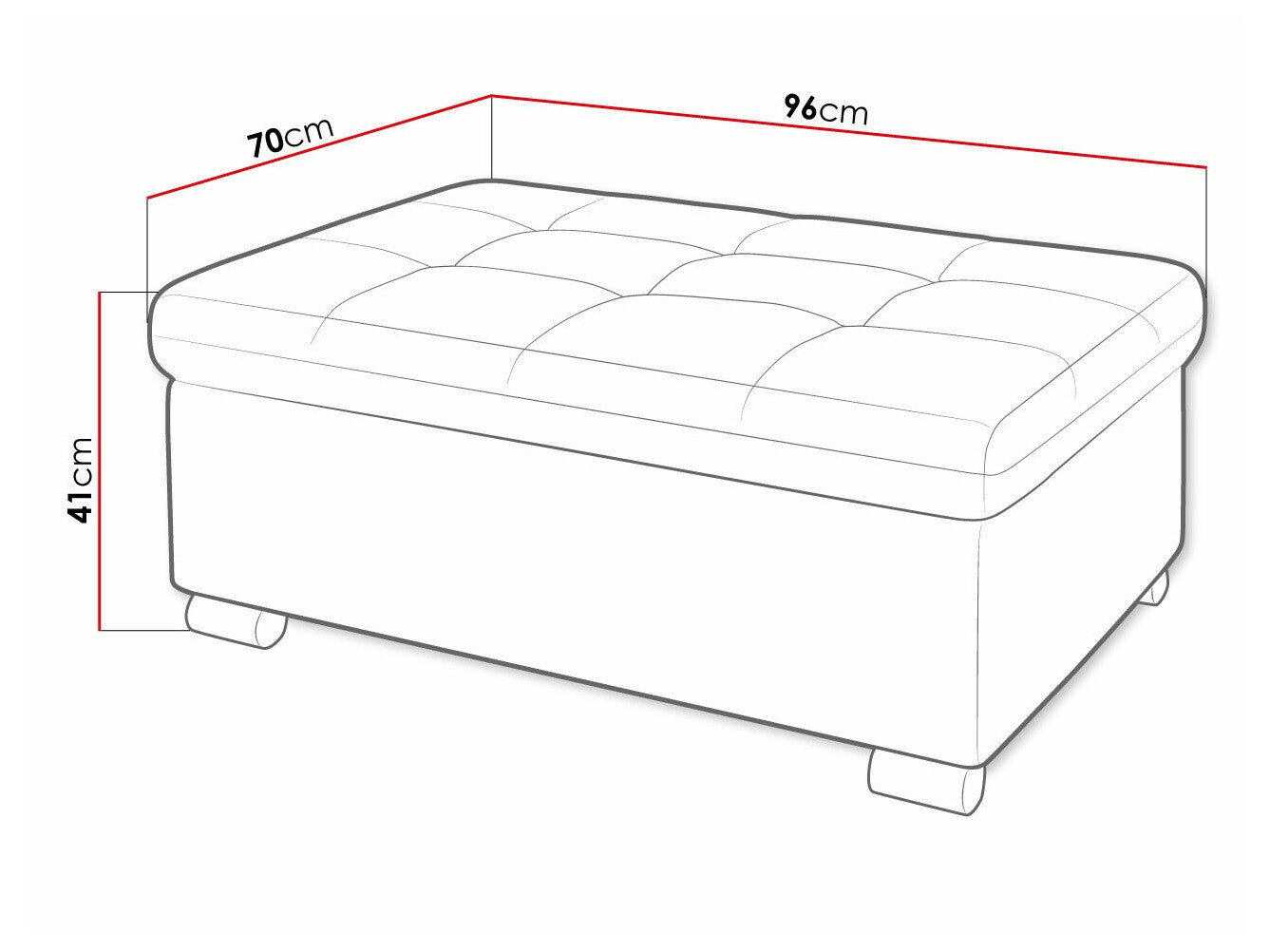 Polstret bænk Comfivo 118
