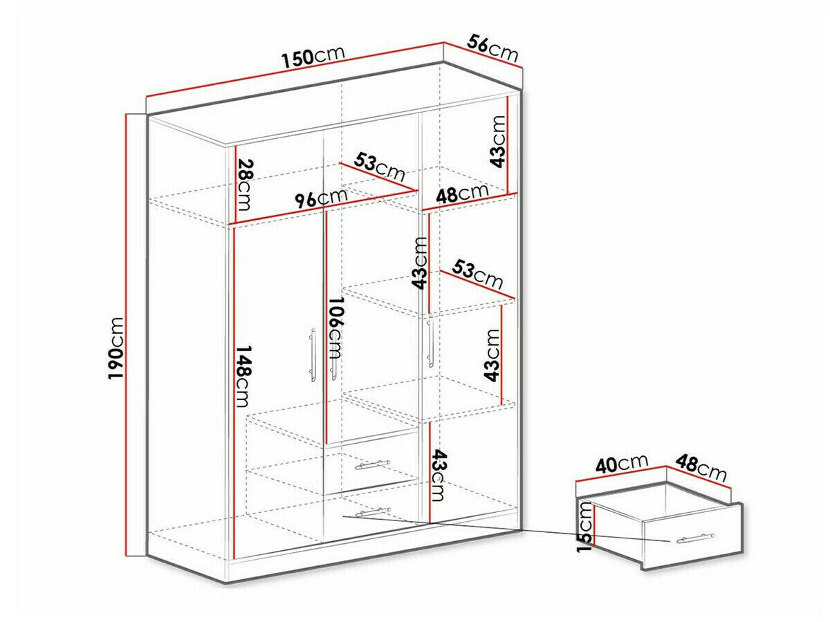 Garderobe Omaha K102