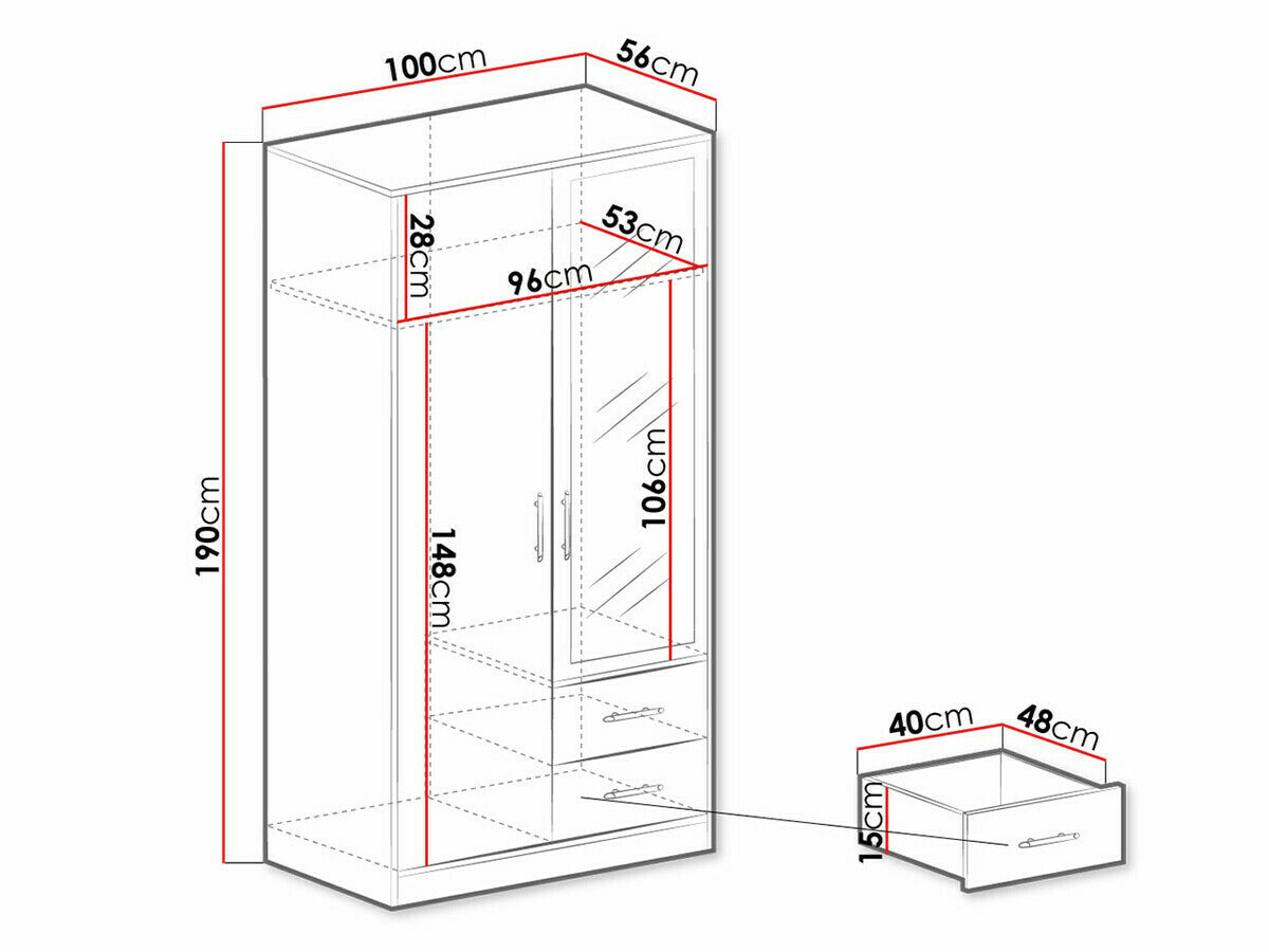 Garderobe Omaha K104