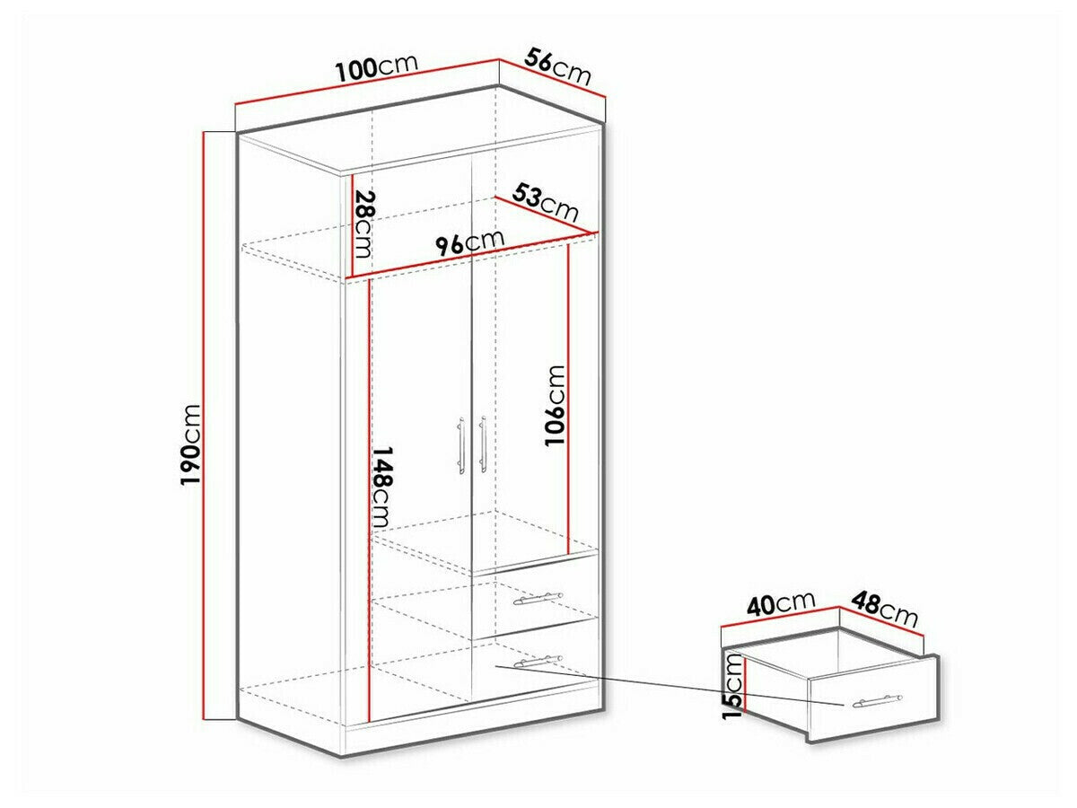 Garderobe Omaha K105