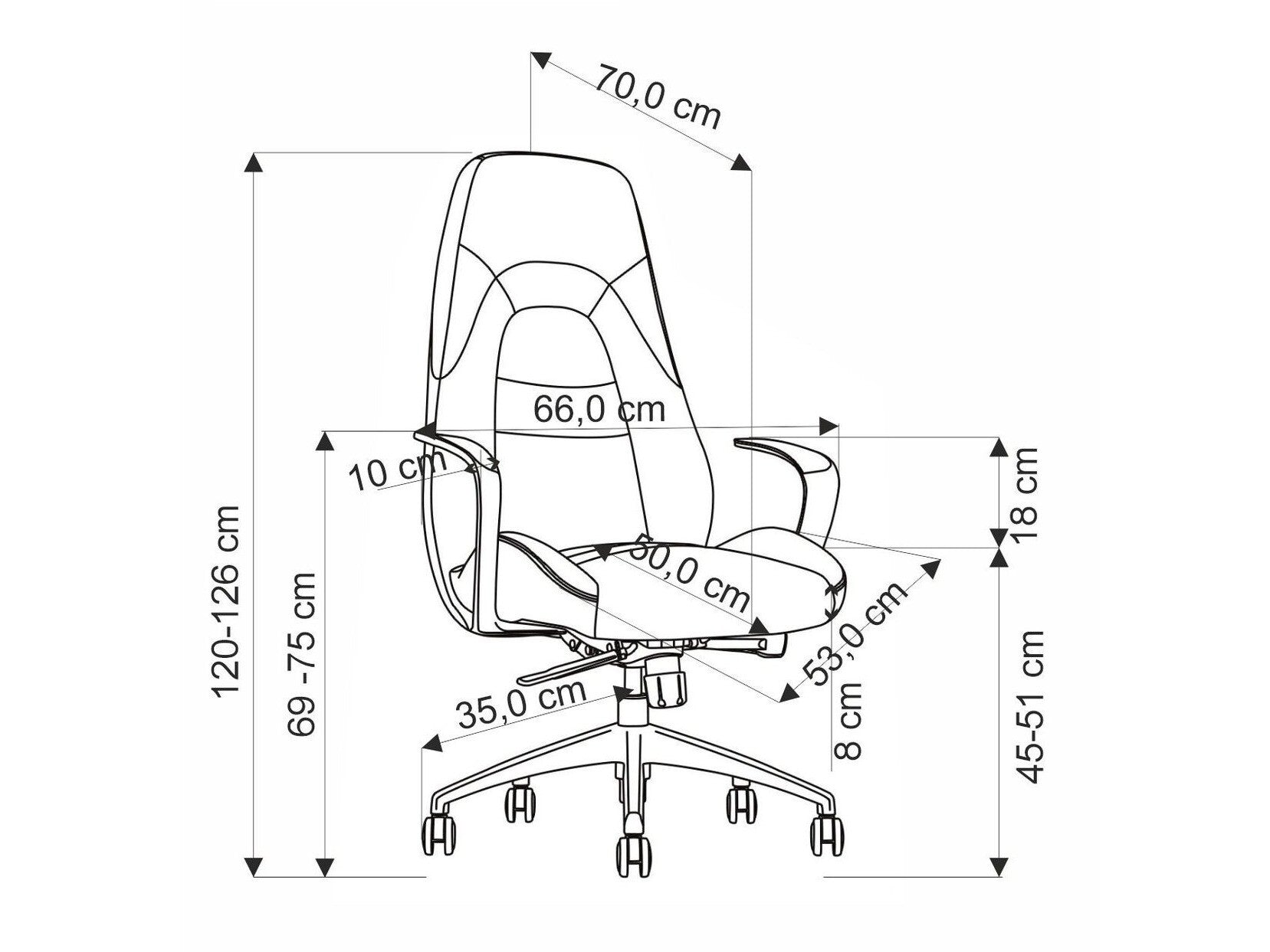 Kontorstol Houston 1654