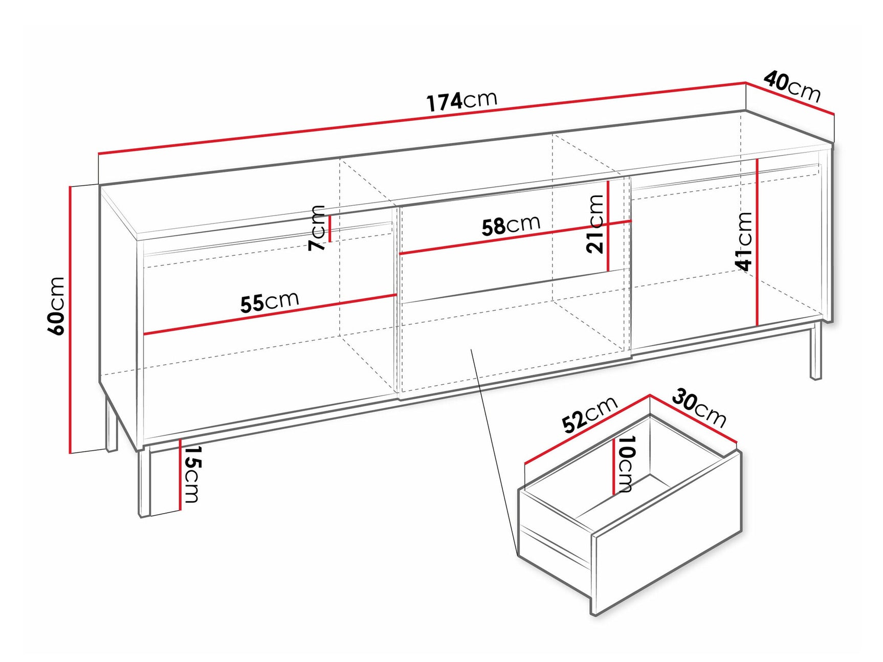 TV stand Comfivo T104