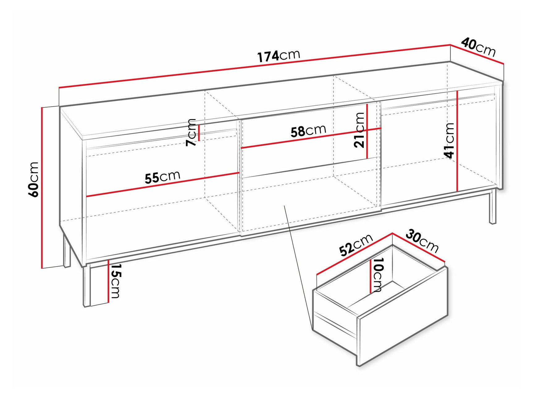 TV stand Comfivo T104