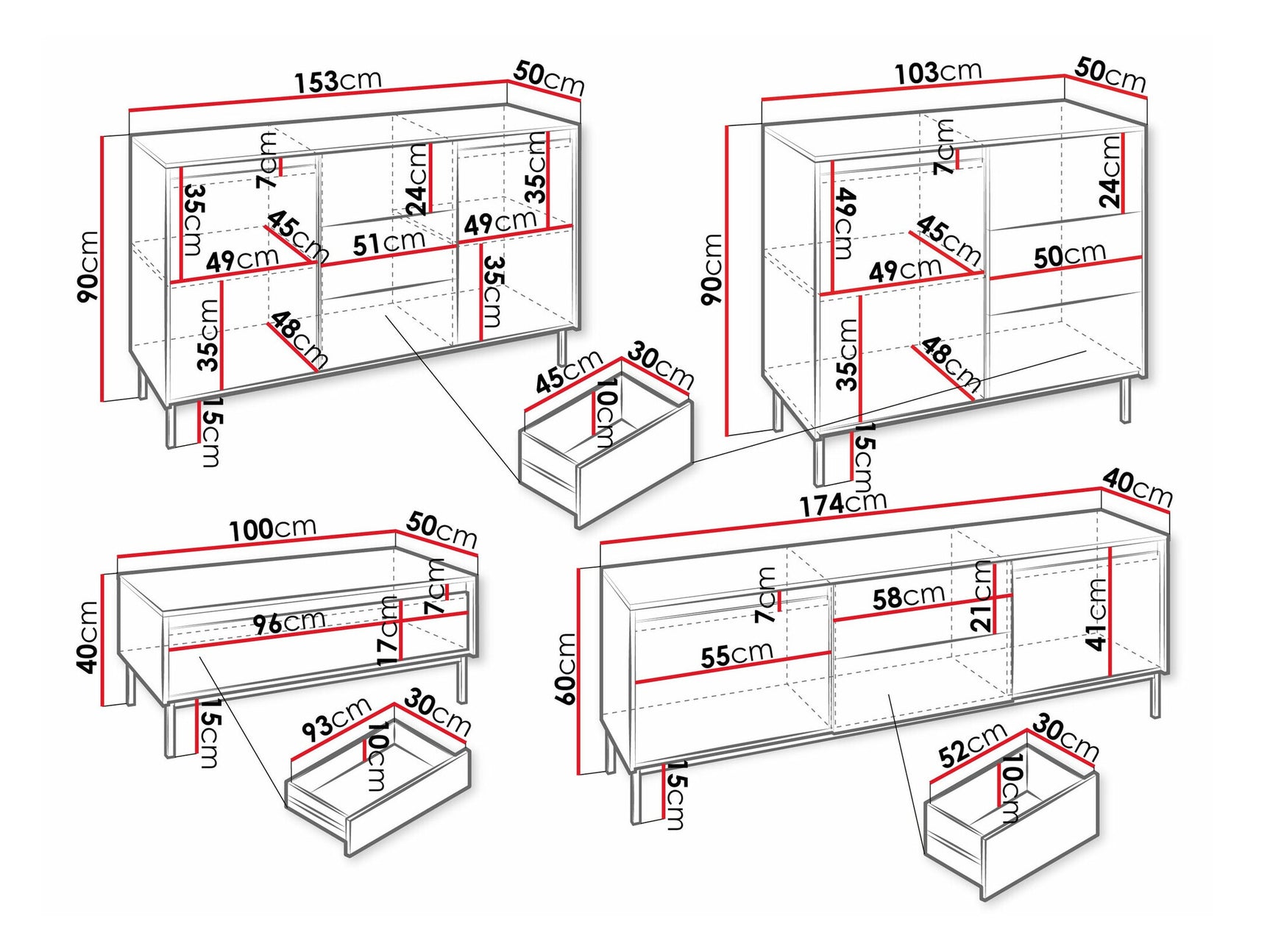Living room set Comfivo T106