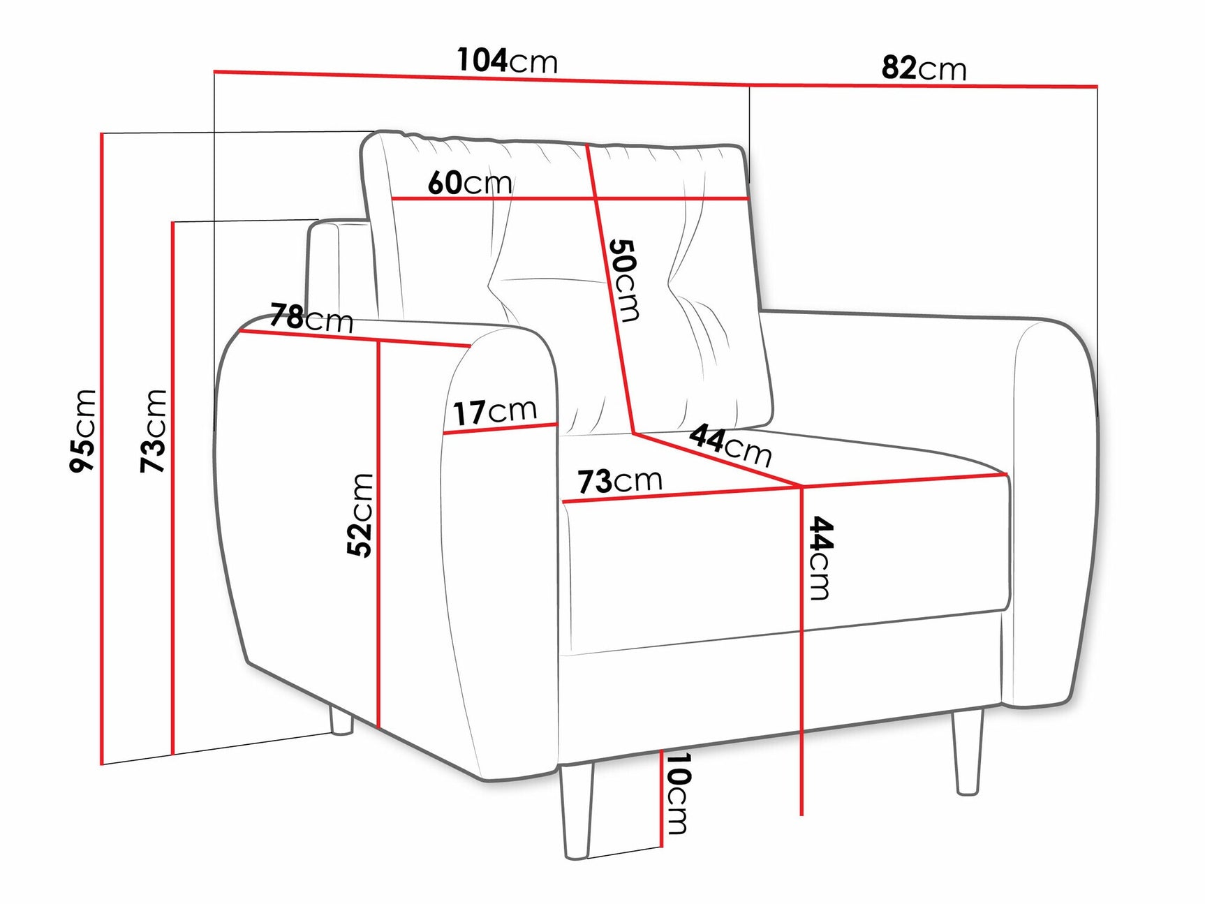 Lænestol Memphis 144