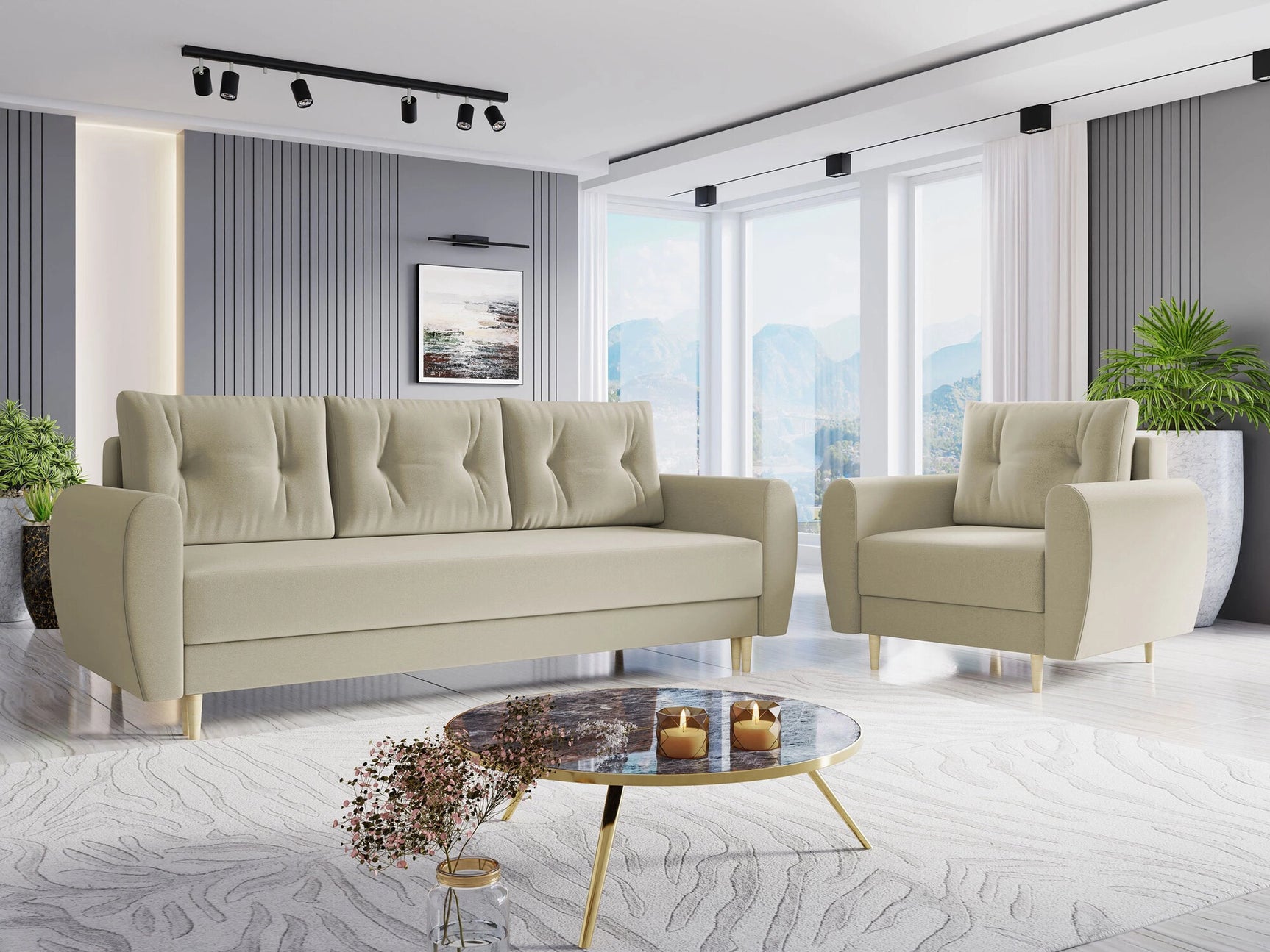 Polstret møbelsæt Memphis 145