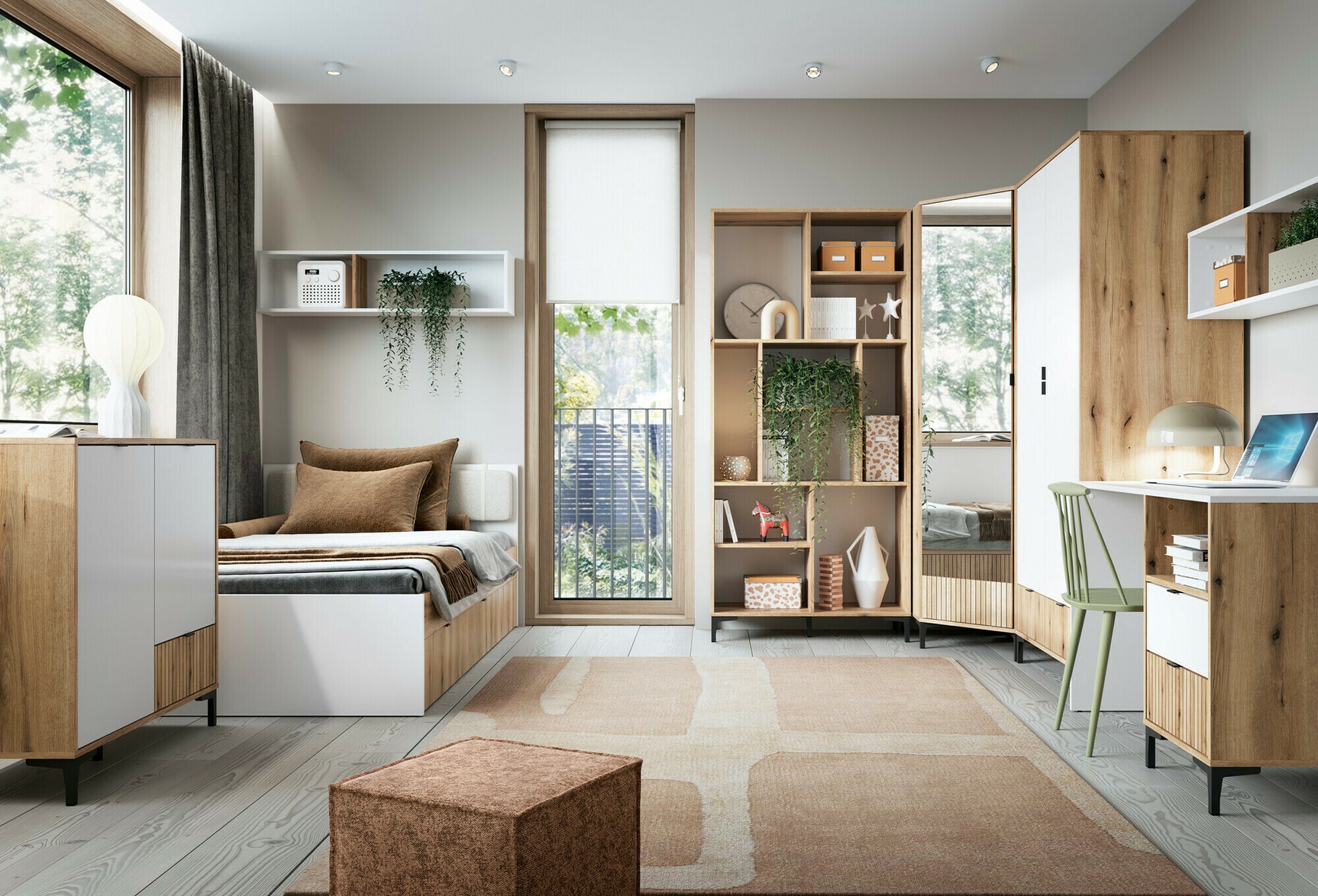 Hjørnegarderob Lorcamu 112