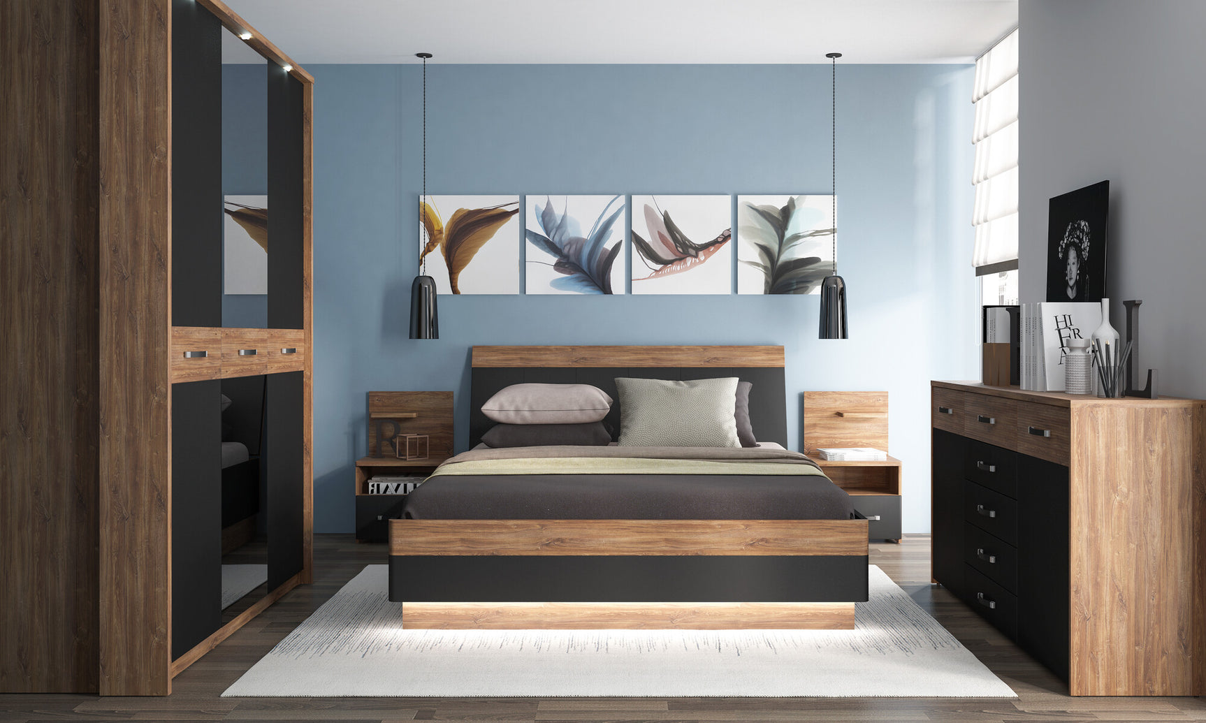 Sengebord Melenou 105