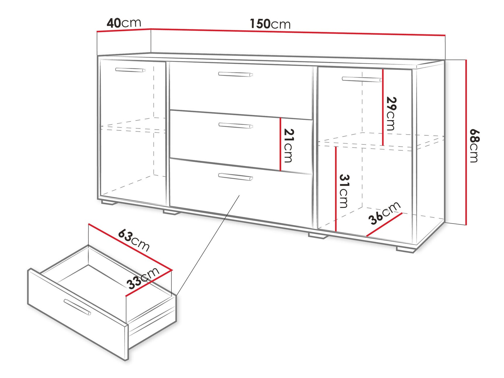 Chest of drawers Sarasota 174