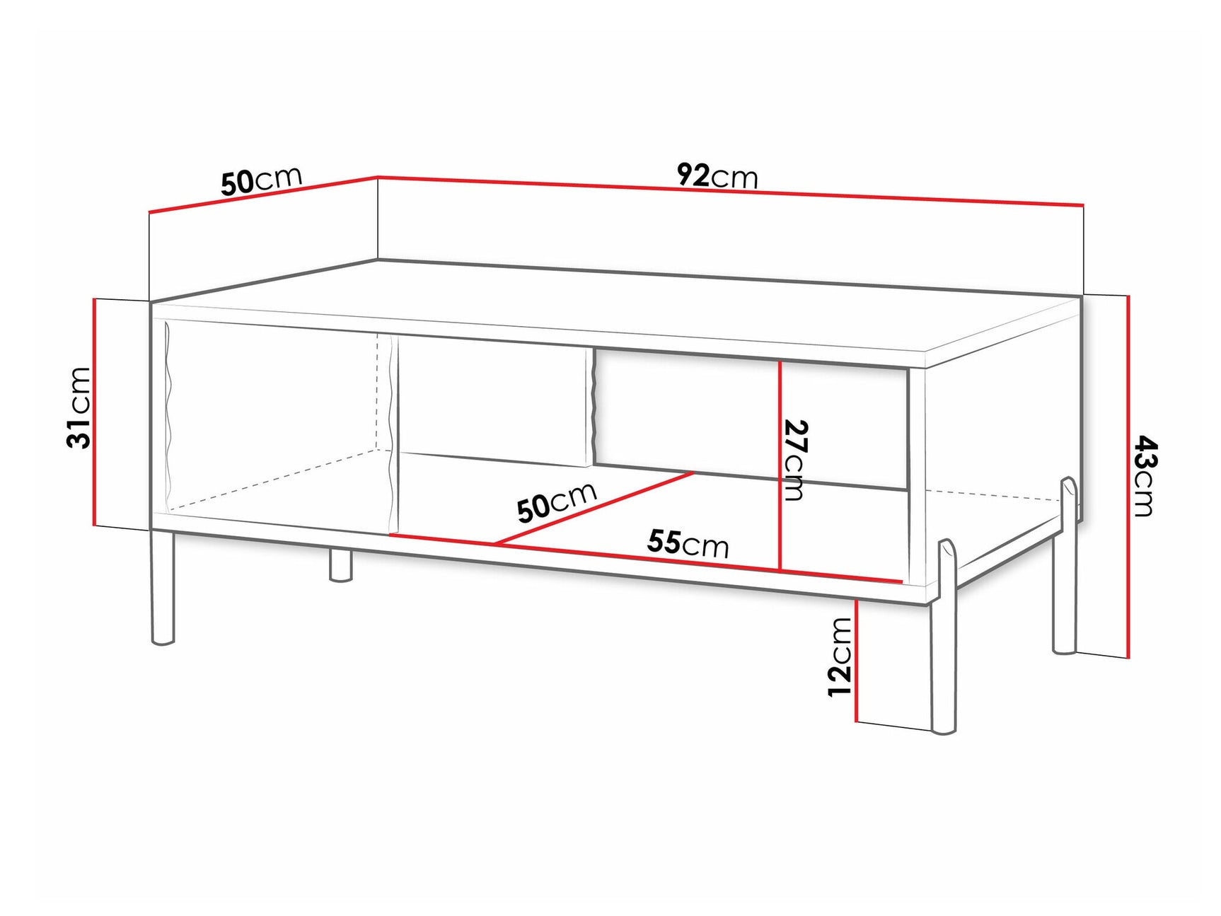 Coffee table Comfivo V104