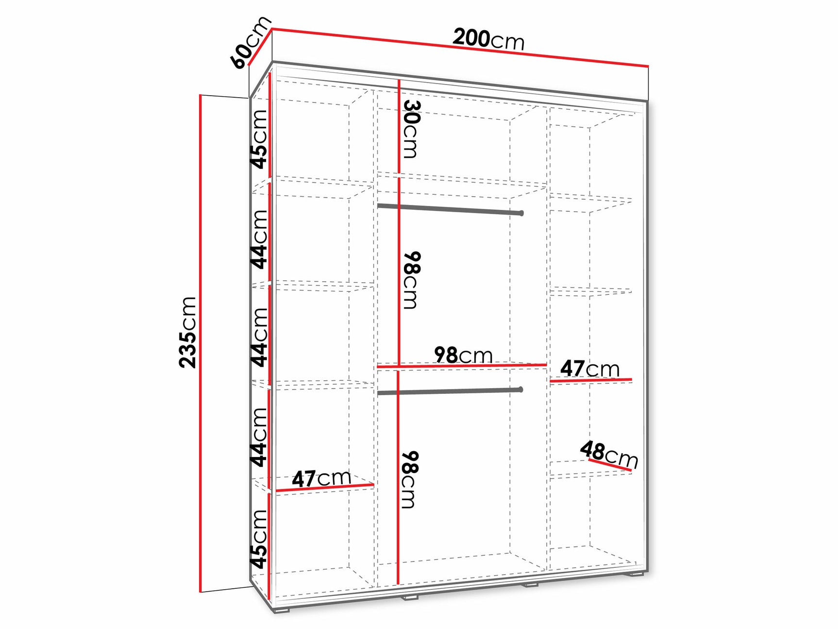 Wardrobe Hartford 492