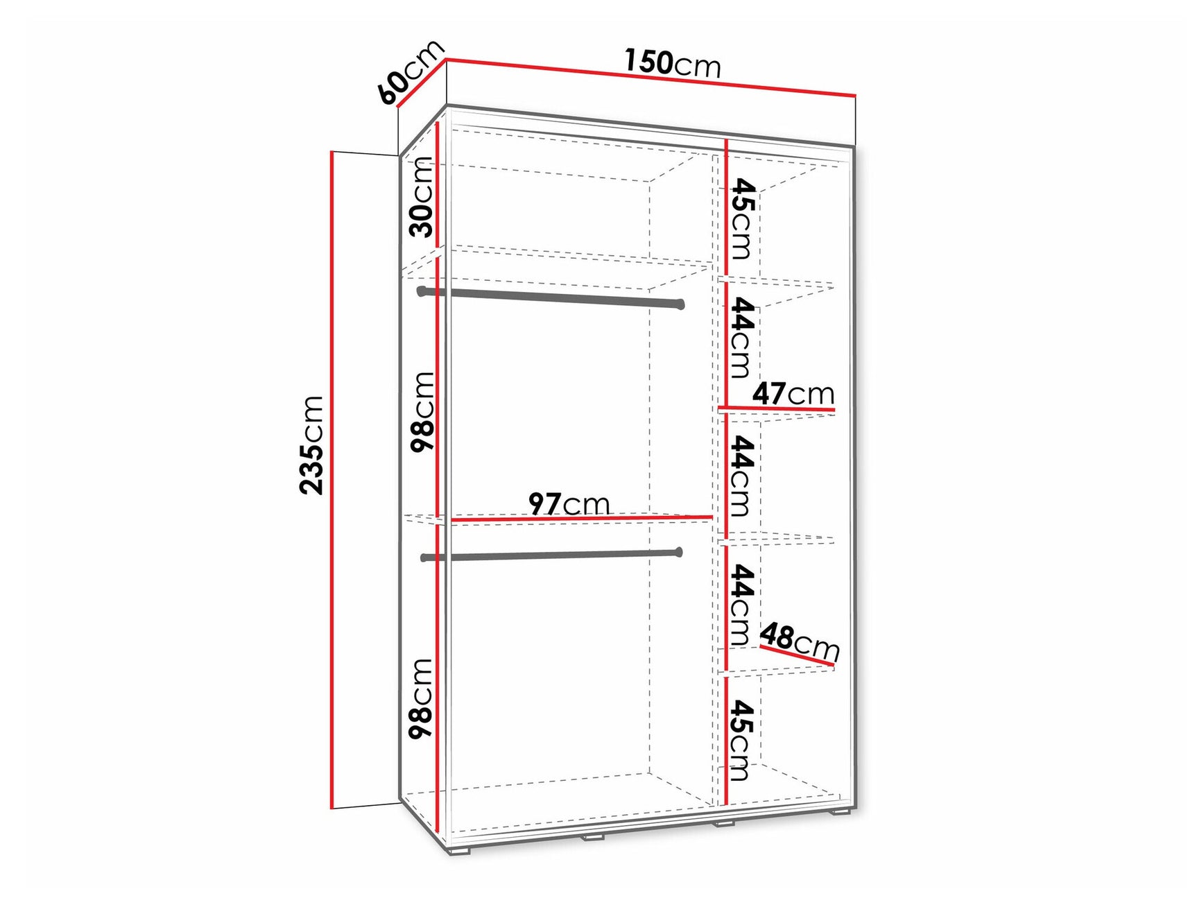 Wardrobe Hartford 494