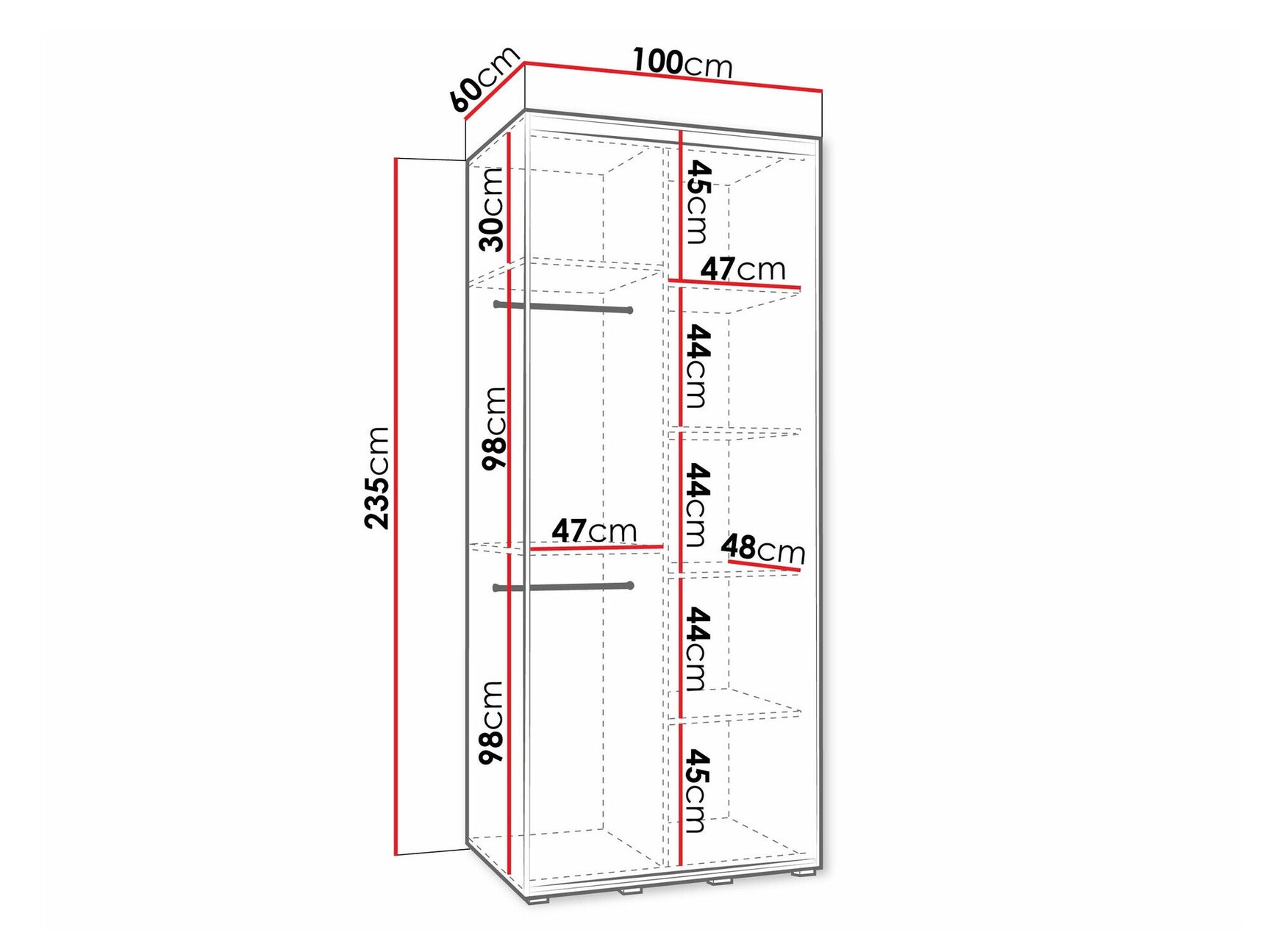 Wardrobe Hartford 496