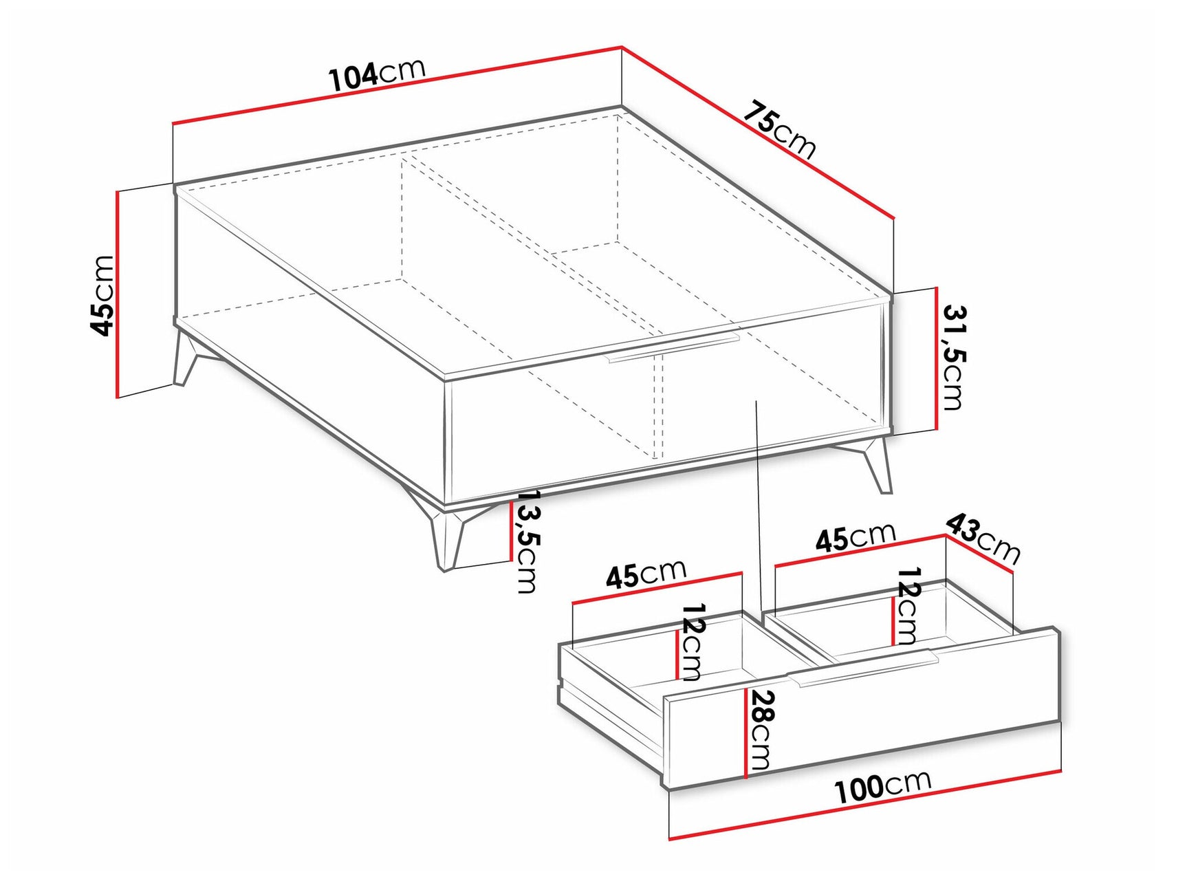 Sofabord Comfivo Y101