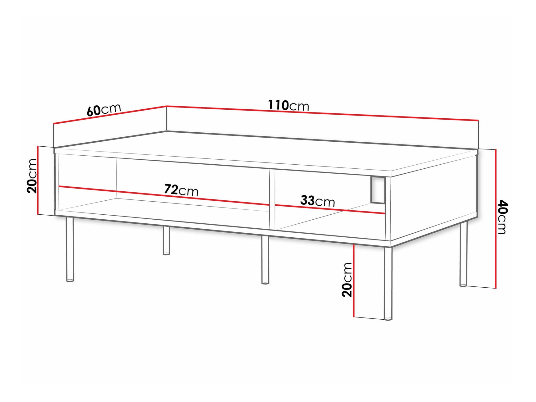 Sofabord Charlotte T101