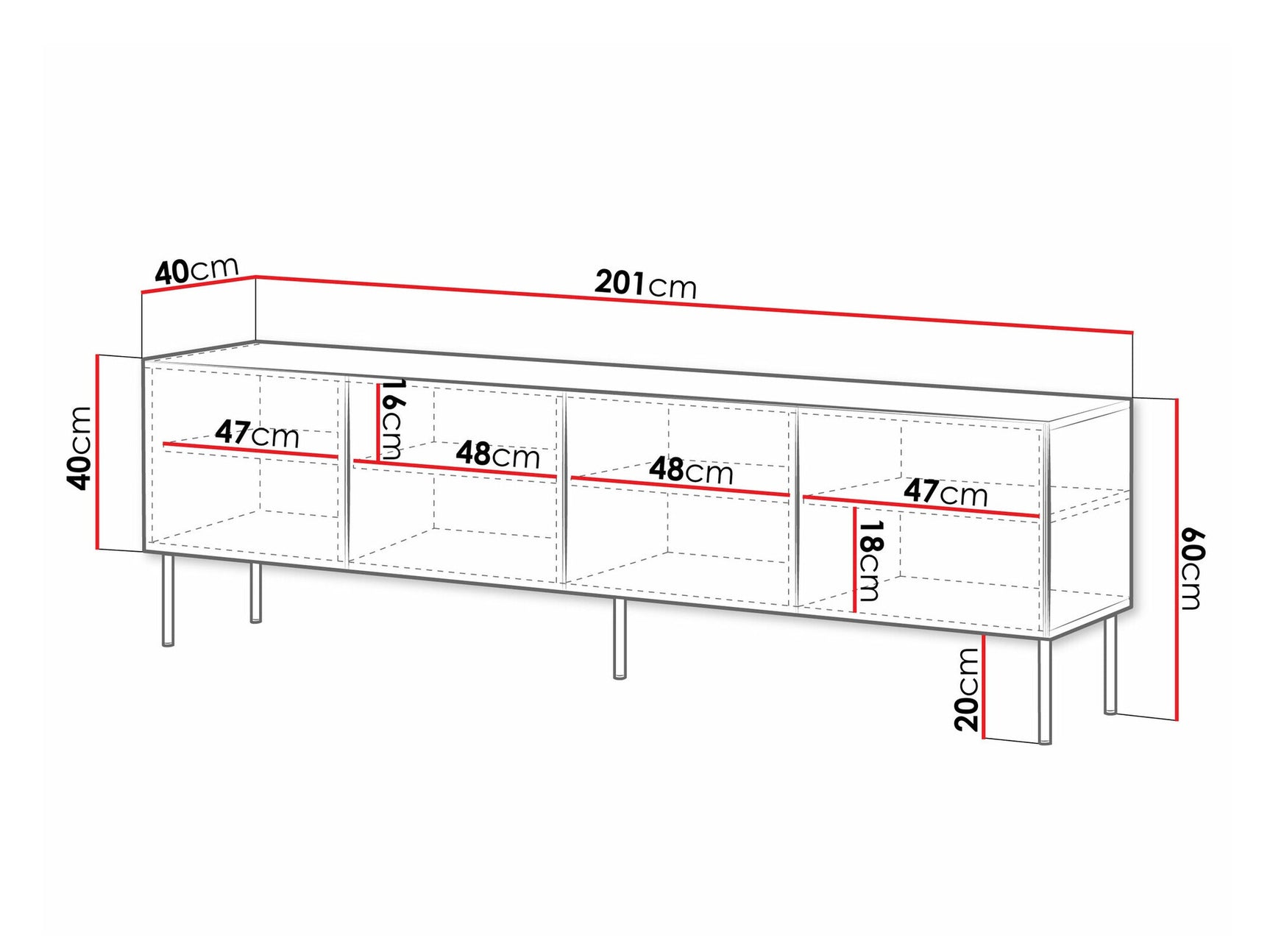 TV-bord Charlotte T103