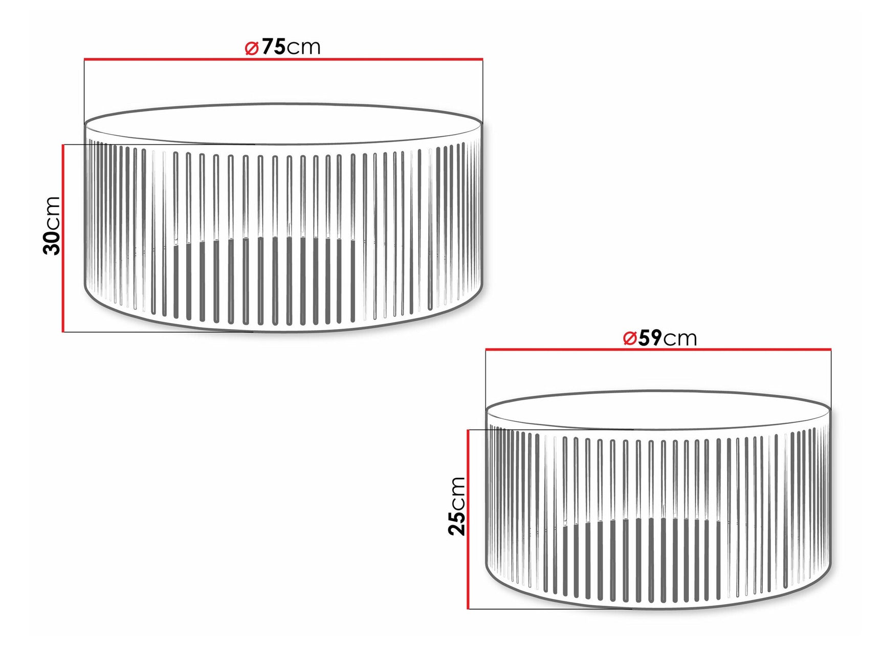 Sofabord-sæt Oswego 124