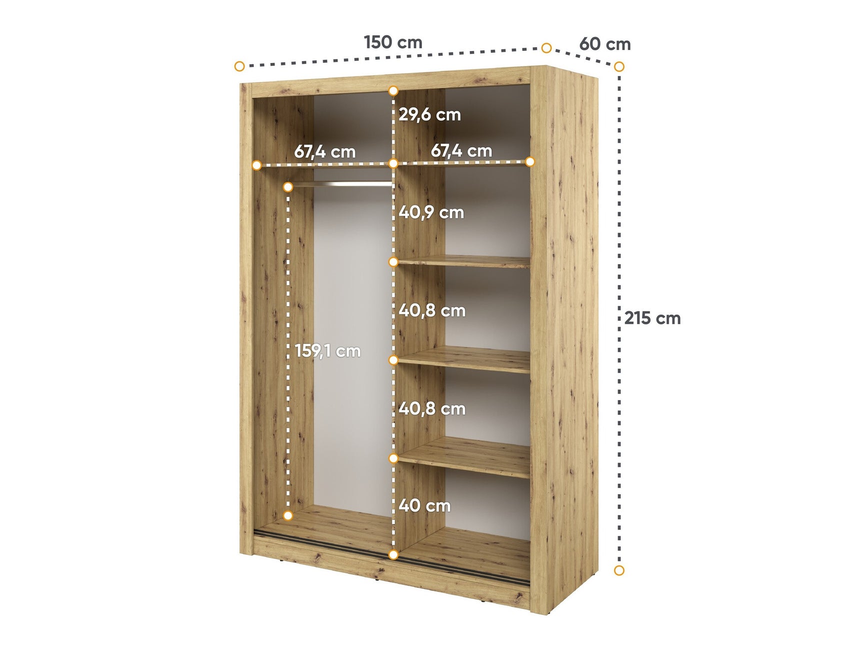 Garderobe Fresno 152