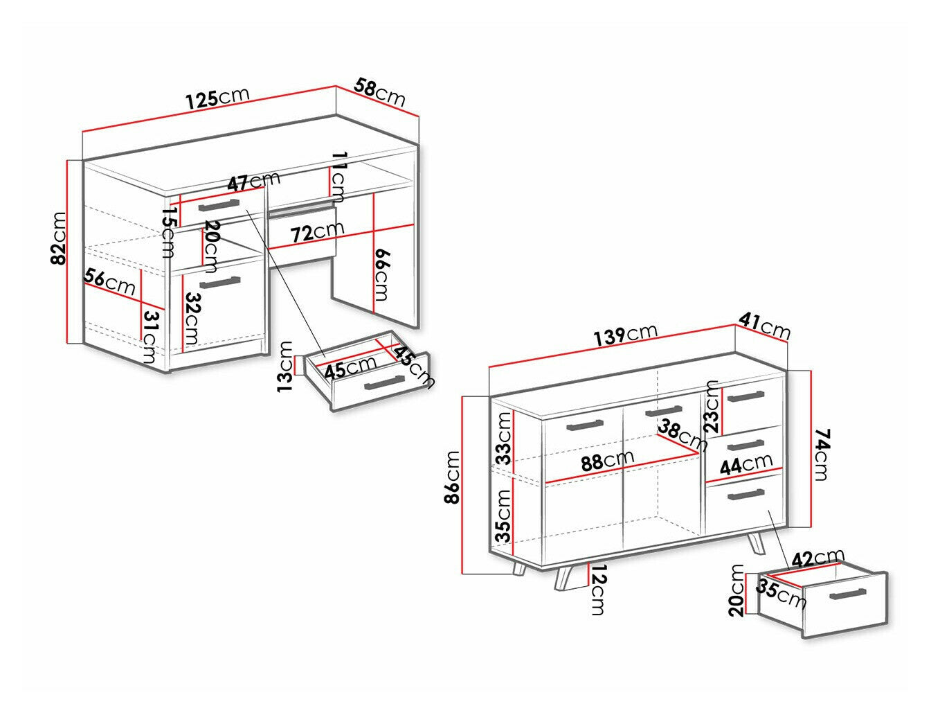 Furniture set Honolulu A149