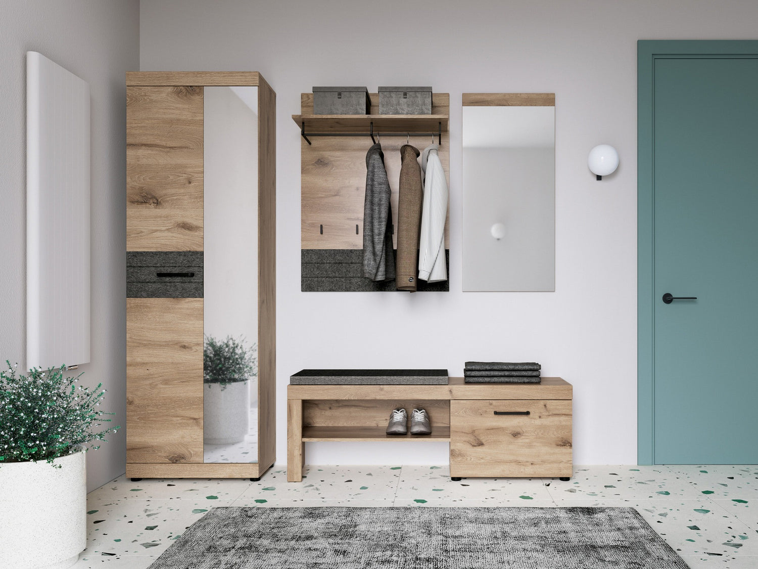 Knagerække Ontario 106