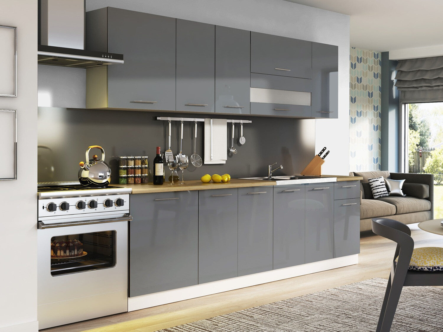 Dør til opvaskemaskine Tiffa Grey 123