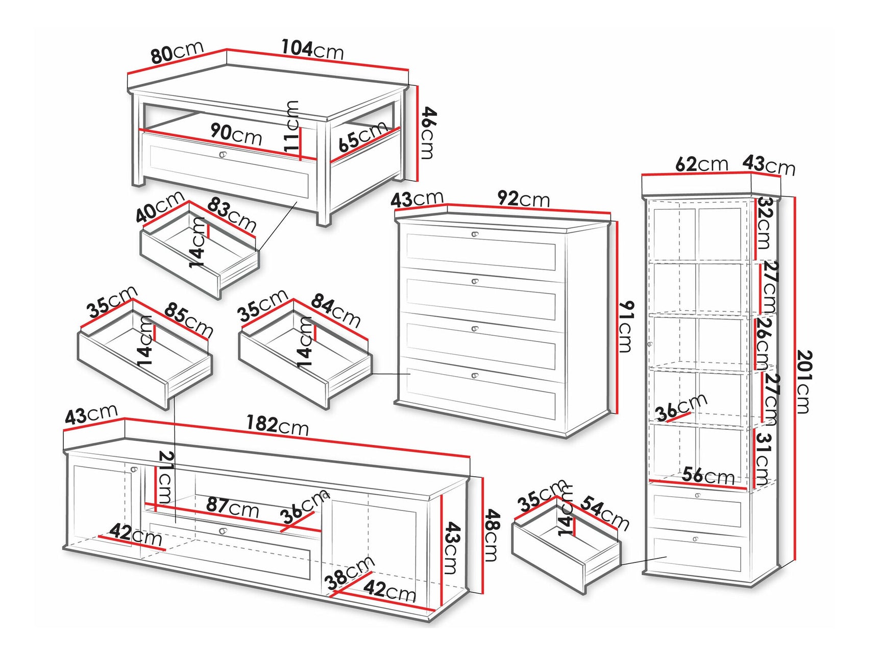 Living room set Comfivo Z107