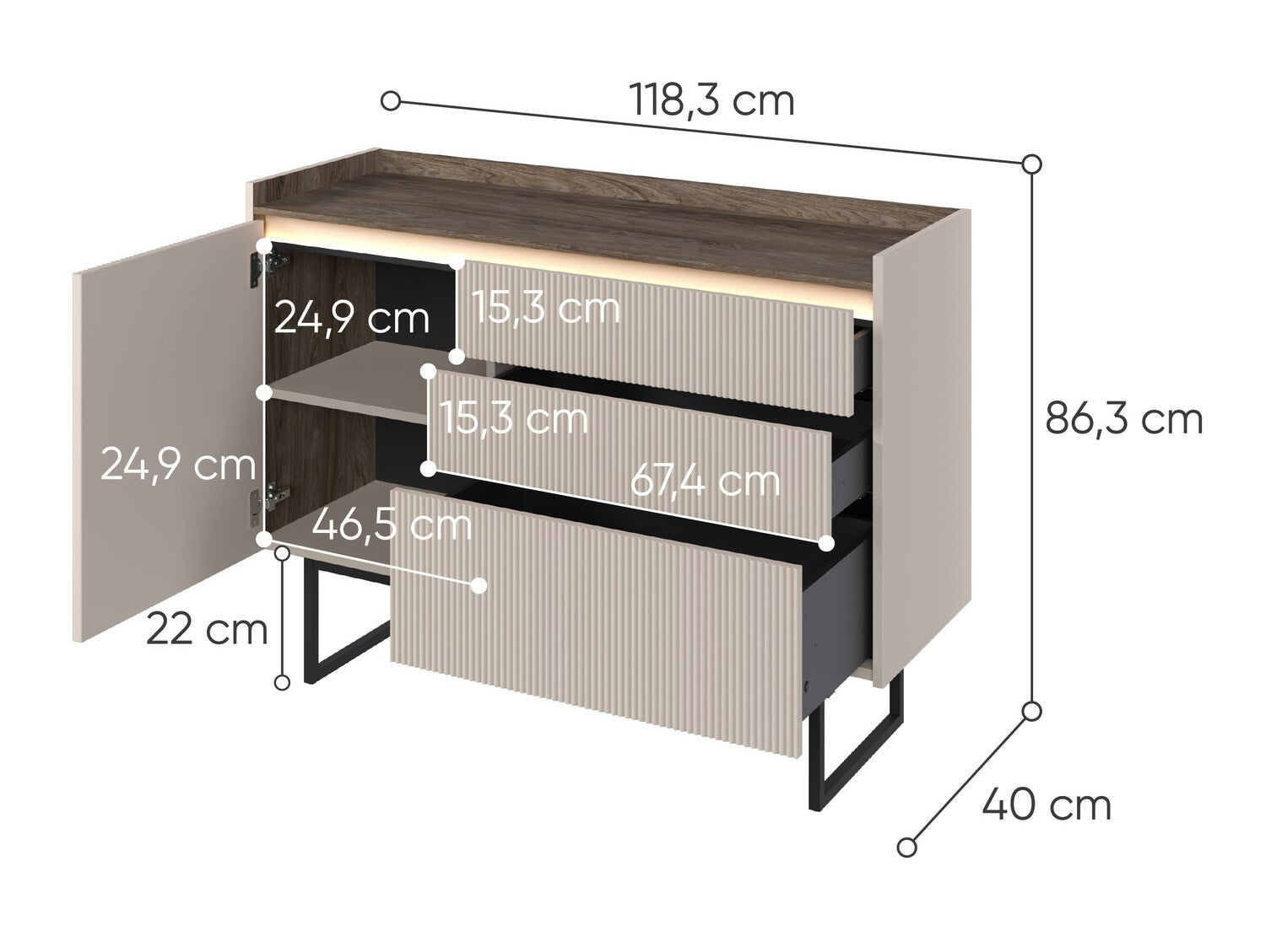 Kommode Fresno AV101