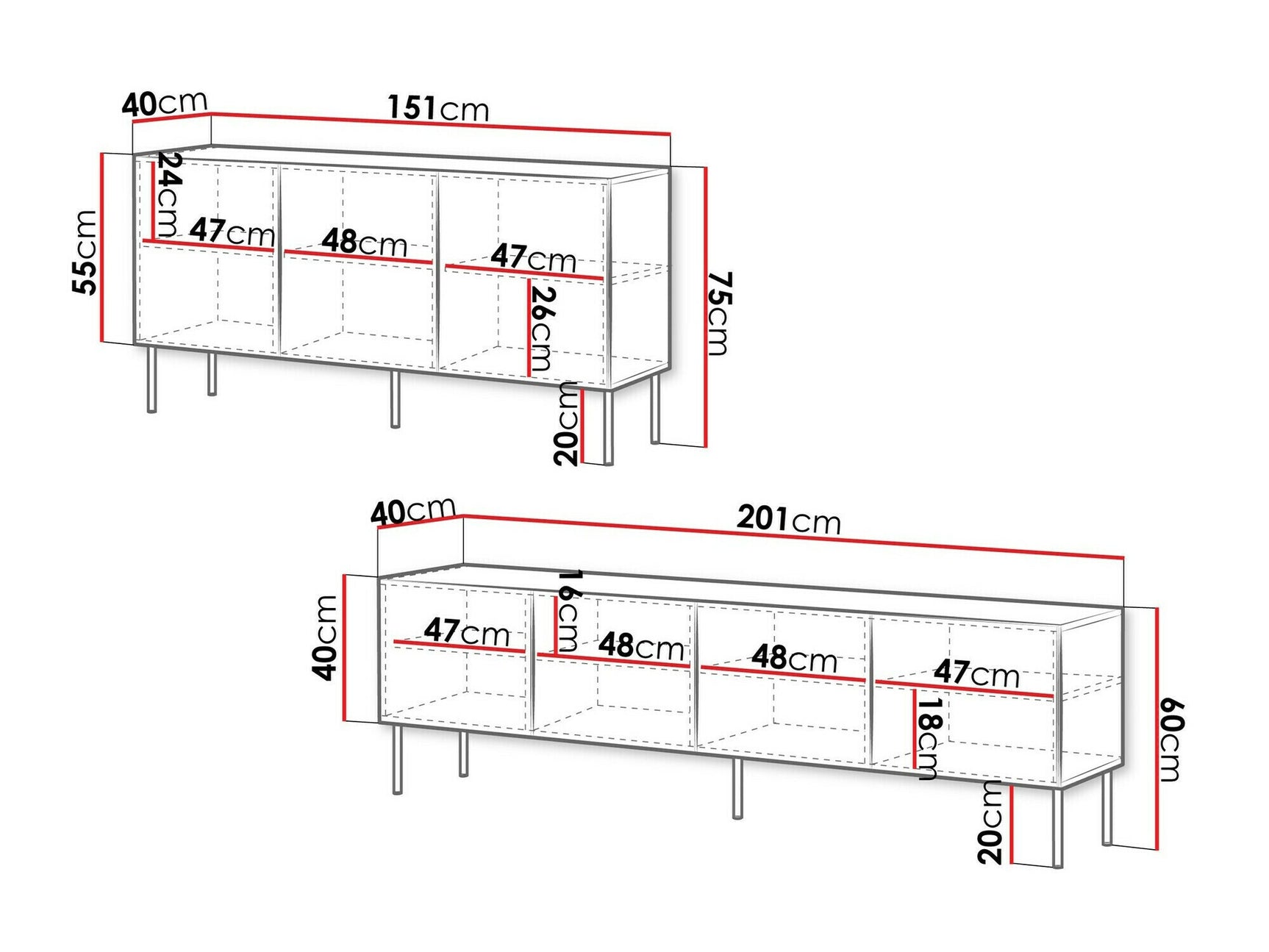 Stuemøbler-sæt Charlotte T107
