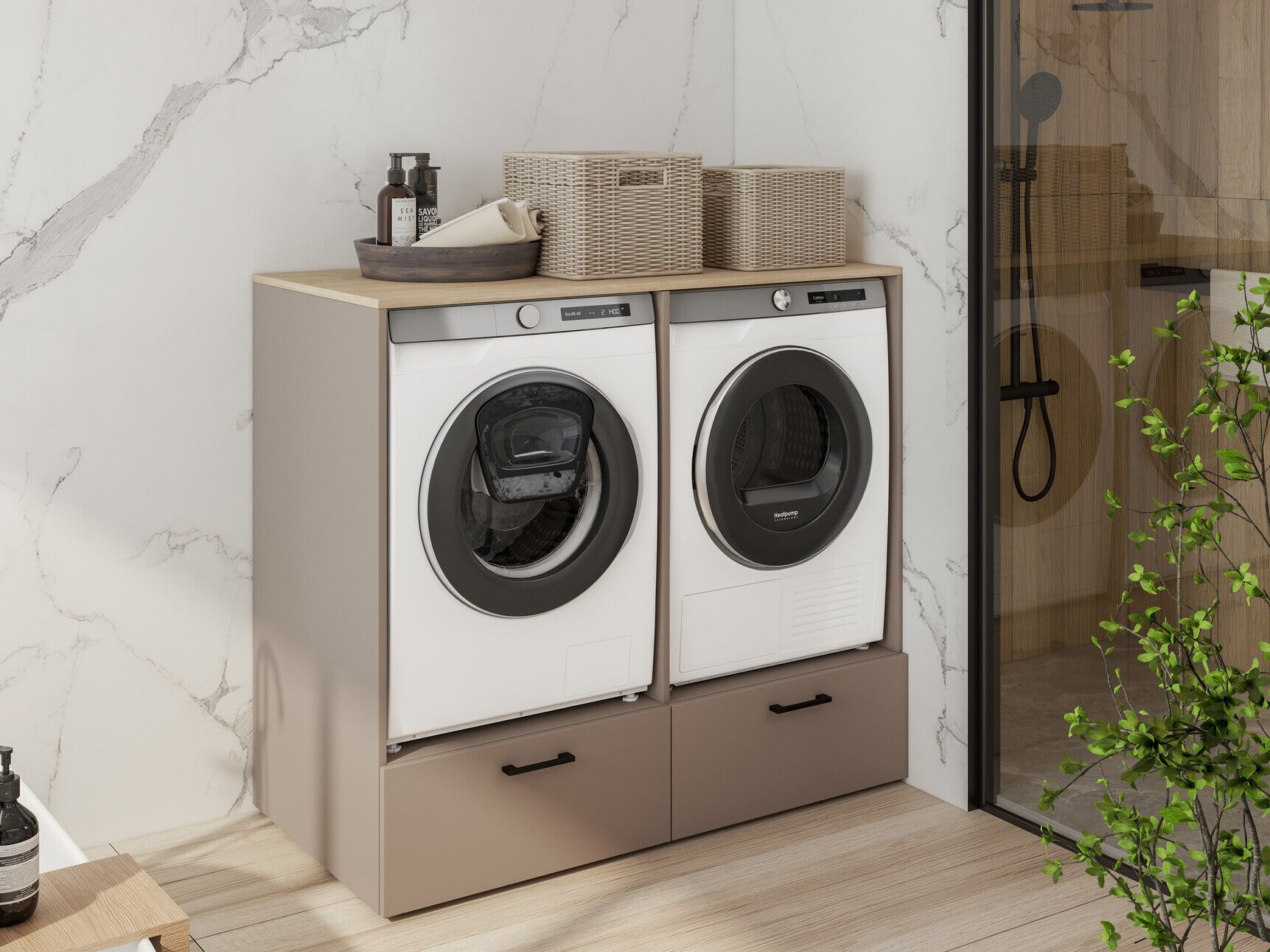 Reol til badeværelse Austin 336