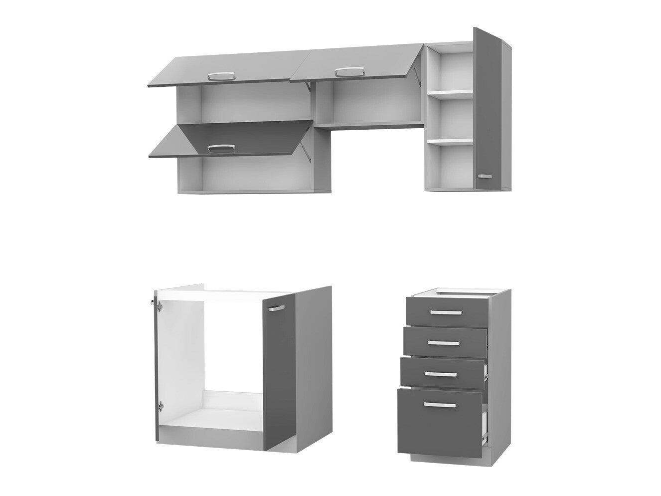 Modulopbygget køkkensæt Multi White 125
