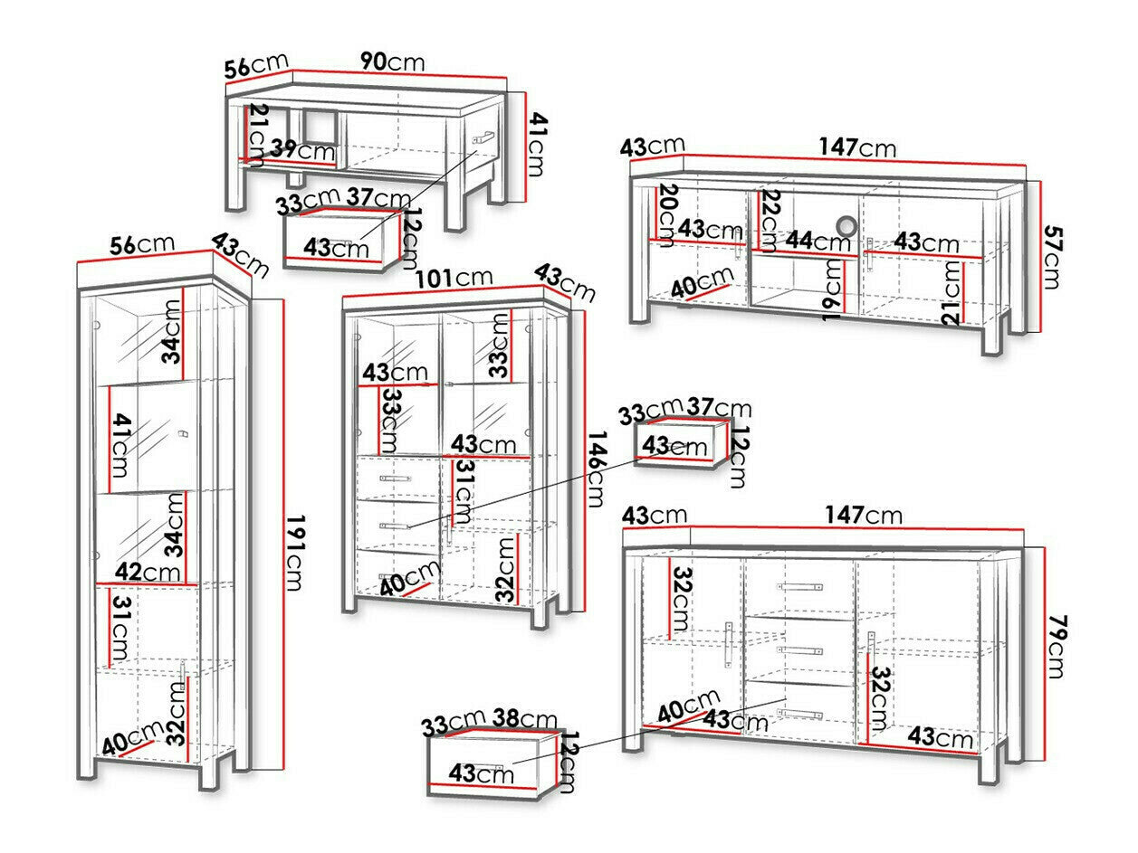 Stuemøbler-sæt Tornua 108