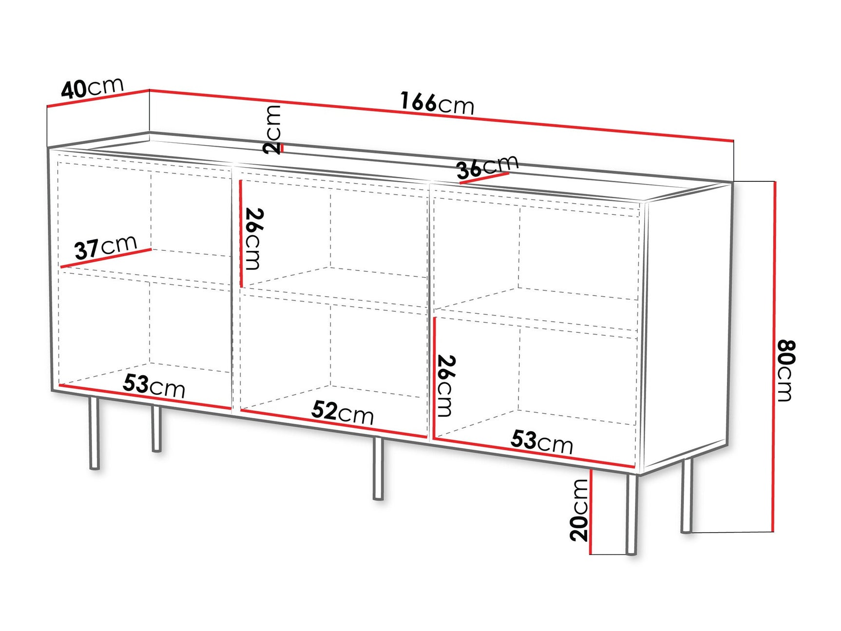 Sideboard Charlotte U100