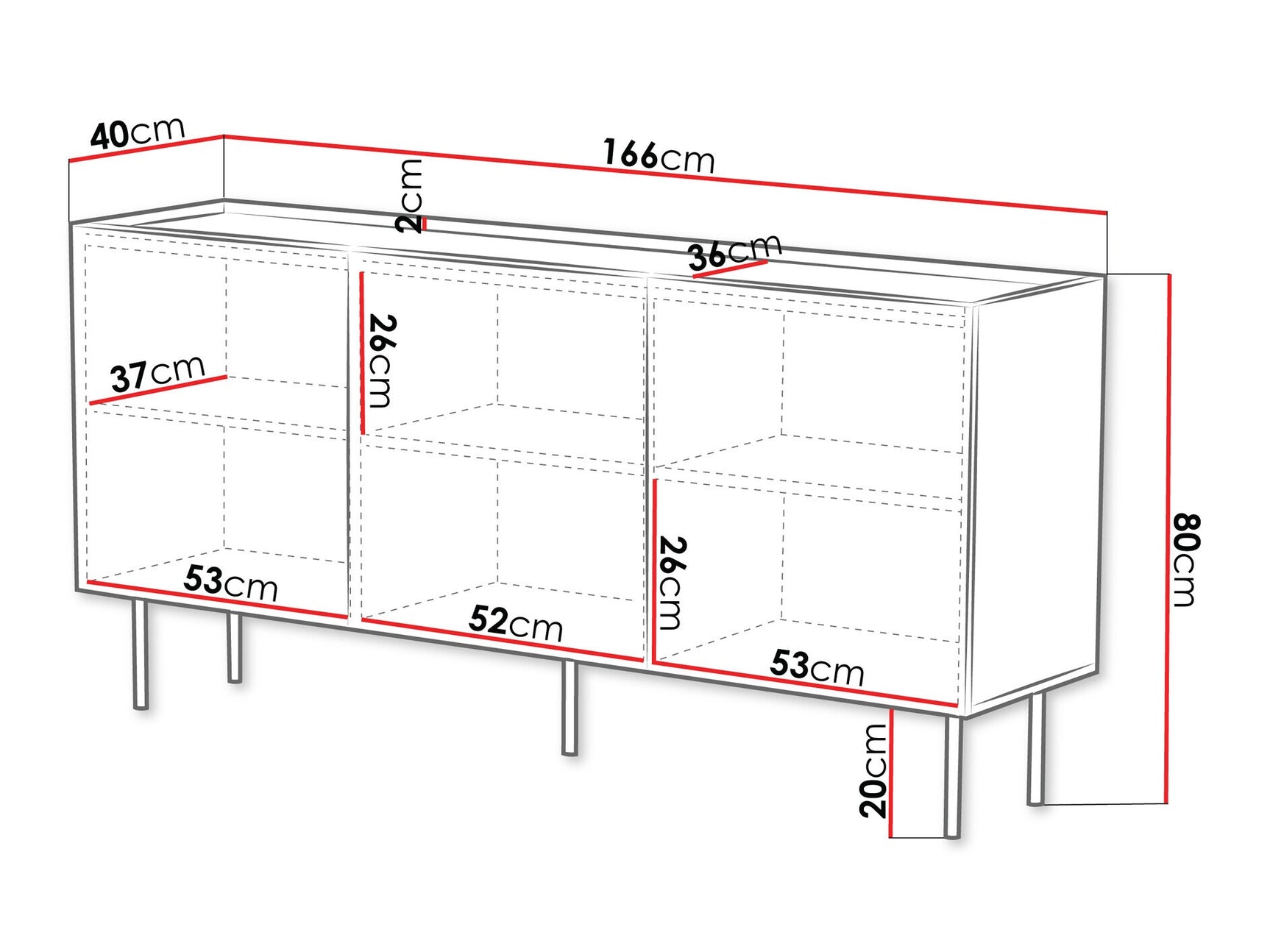 Sideboard Charlotte U100